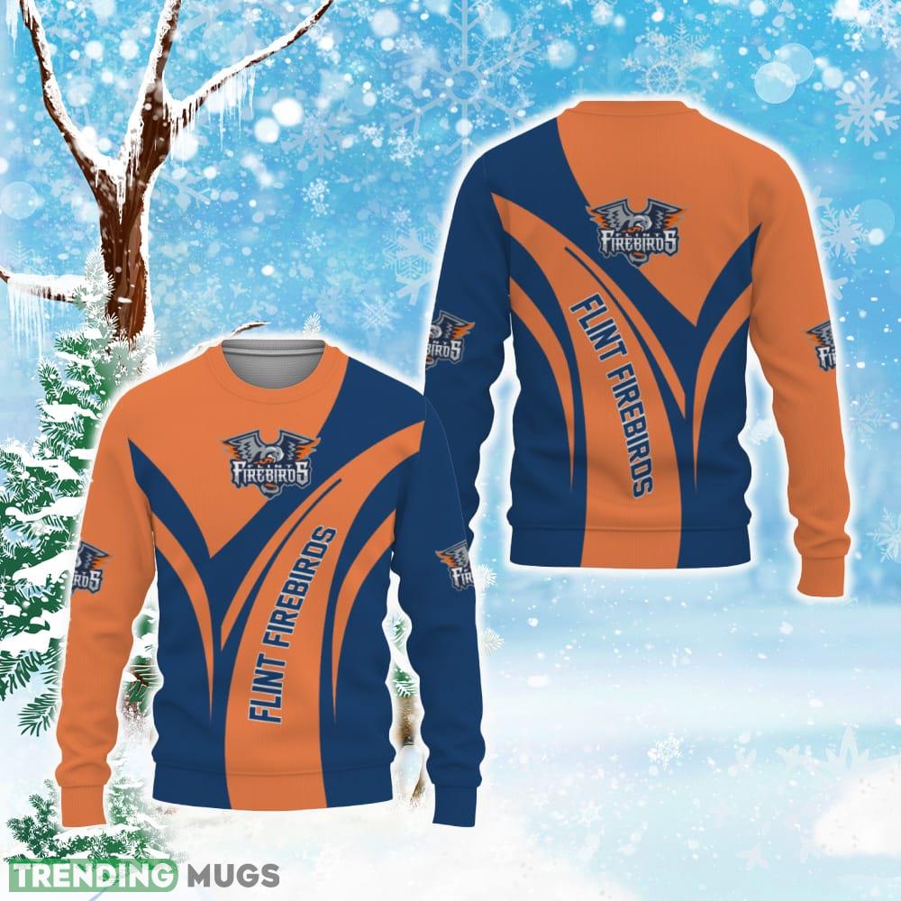 Flint Firebirds American Football Champion Day Ugly Xmas AOP Sweater - Flint Firebirds American Football Champion Day Ugly Christmas Sweater Photo 1 Flint Firebirds American Football Champion Day Ugly Xmas AOP Sweater - Flint Firebirds American Football Champion Day Ugly Christmas Sweater Photo 1