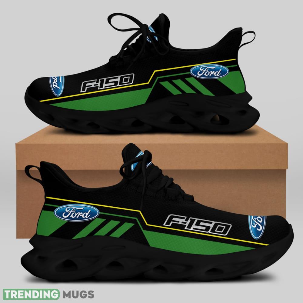 FORD F150 Racing Car Running Sneakers Evoke Max Soul Shoes For Men And Women - FORD F150 Chunky Sneakers White Black Max Soul Shoes For Men And Women Photo 1