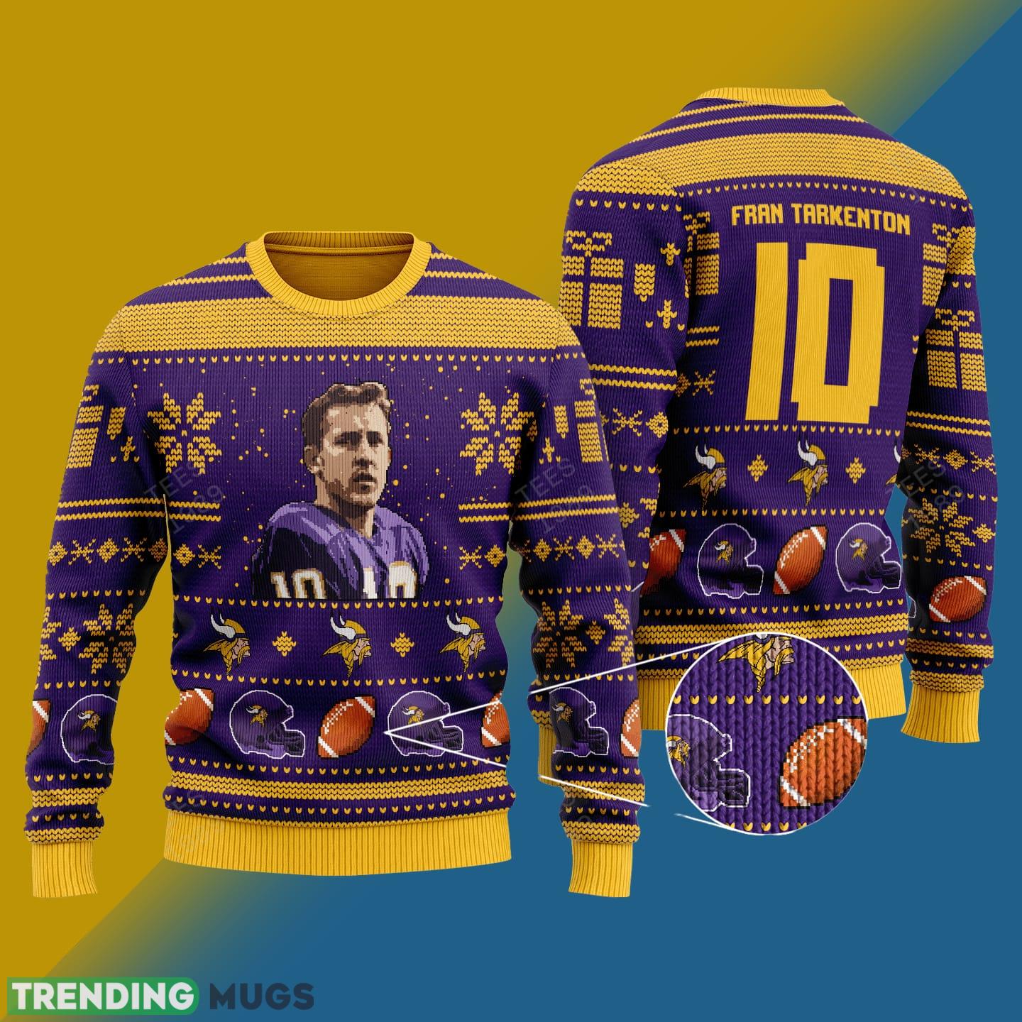 Fran Tarkenton minnesota vikings NFL Knitted Xmas Sweater Gift Men And Women - Fran Tarkenton minnesota vikings NFL Knitted Sweater Photo 1 Fran Tarkenton minnesota vikings NFL Knitted Xmas Sweater Gift Men And Women - Fran Tarkenton minnesota vikings NFL Knitted Sweater Photo 1