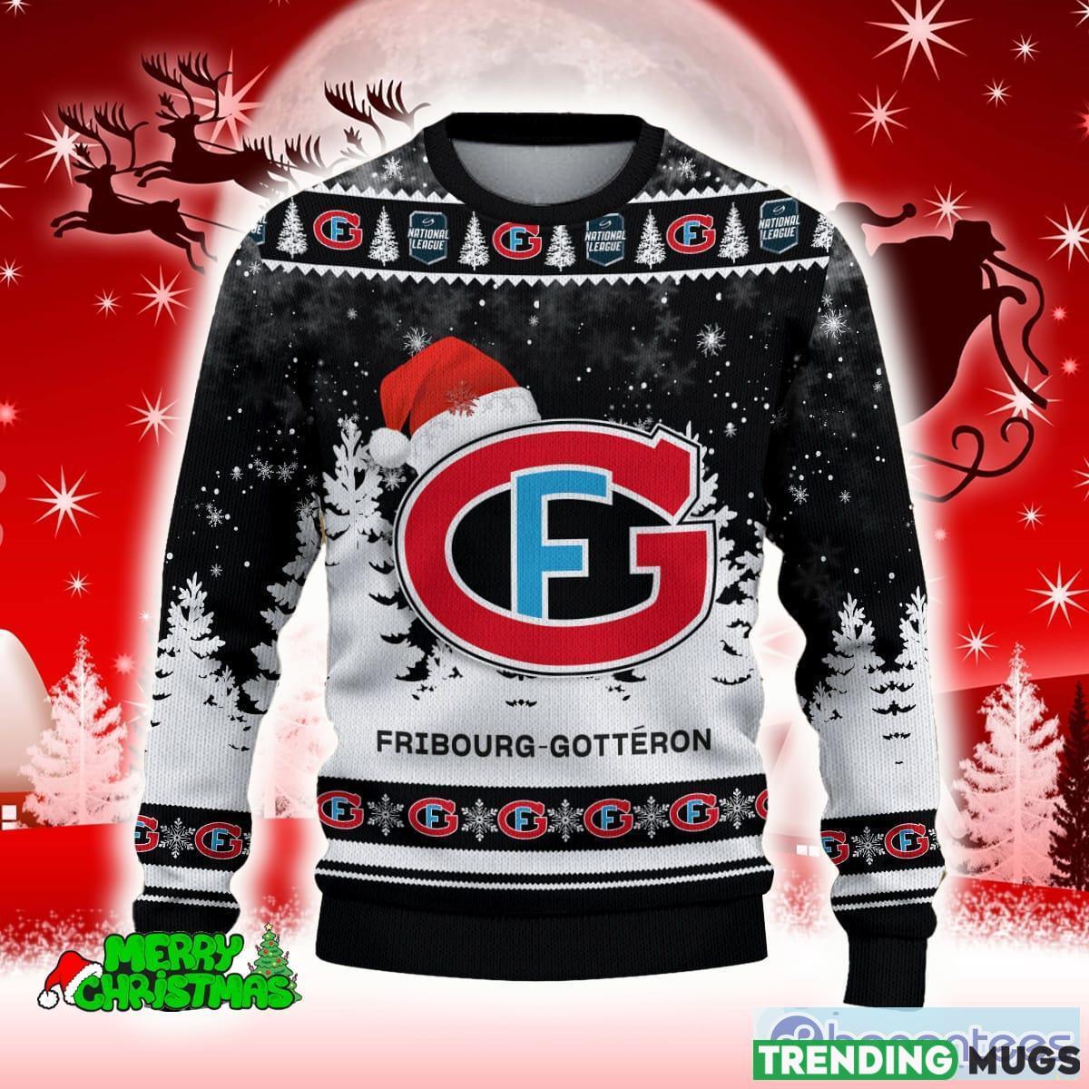 Fribourg Gotteron Joyful 3D Sweater All Over Printed For Men And Women Gift Christmas Holiday 3D Sweater Fribourg Gotteron Joyful 3D Sweater All Over Printed For Men And Women Gift Christmas Holiday 3D Sweater