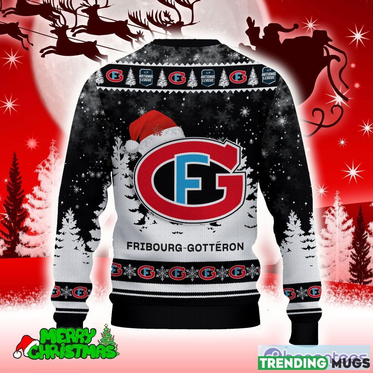Fribourg Gotteron Joyful 3D Sweater All Over Printed For Men And Women Gift Christmas Holiday 3D Sweater Fribourg Gotteron Joyful 3D Sweater All Over Printed For Men And Women Gift Christmas Holiday 3D Sweater