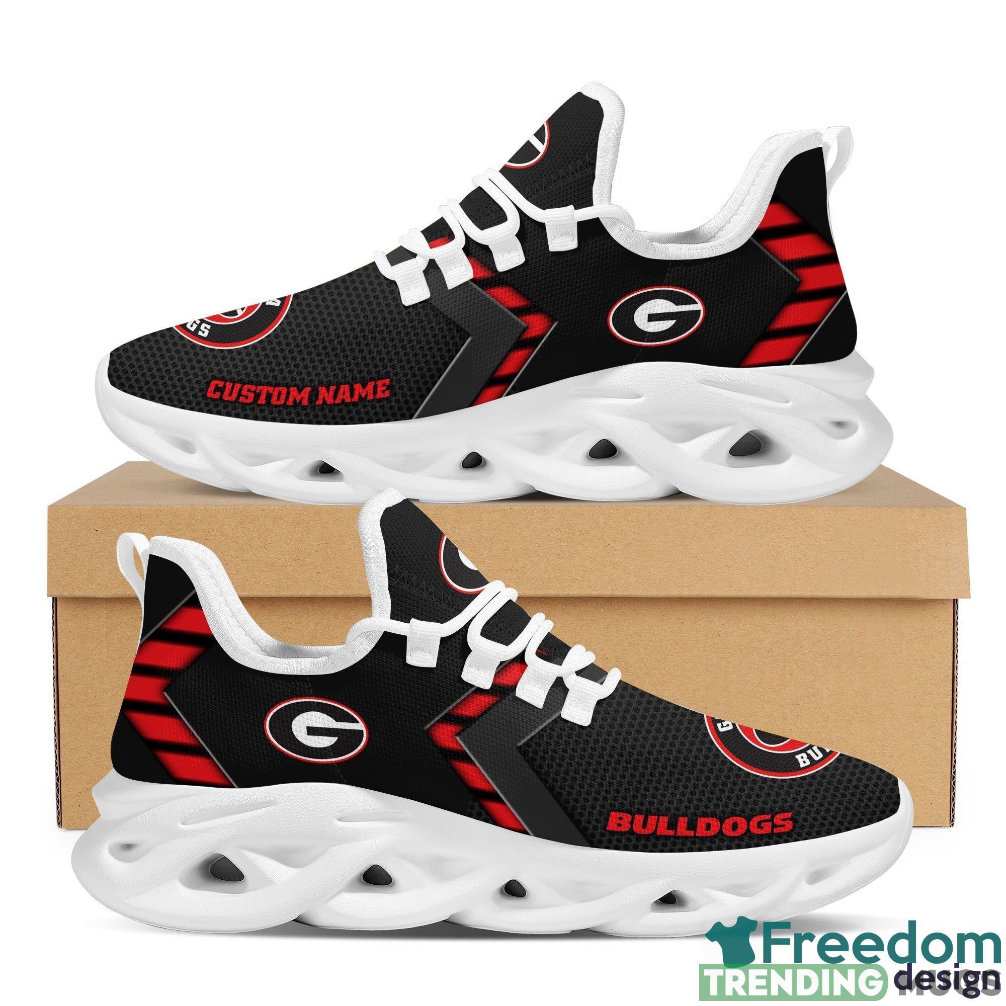 Georgia Bulldogs Chunky Sneakers In Black Custom Name Max Soul Shoes Gift For Fans - Georgia Bulldogs Pattern In Black Custom Name 3D Max Soul Sneaker Shoes_1 Georgia Bulldogs Chunky Sneakers In Black Custom Name Max Soul Shoes Gift For Fans - Georgia Bulldogs Pattern In Black Custom Name 3D Max Soul Sneaker Shoes_1