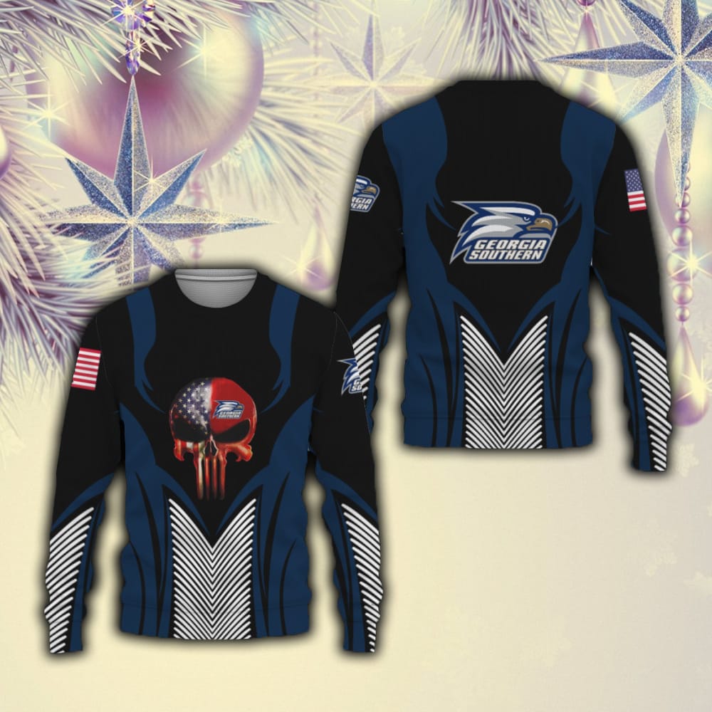 Georgia Southern Eagles Champion American Football Sport Team Ugly Christmas Sweater Men And Women Gift For Fans Holidays - 211023-071615