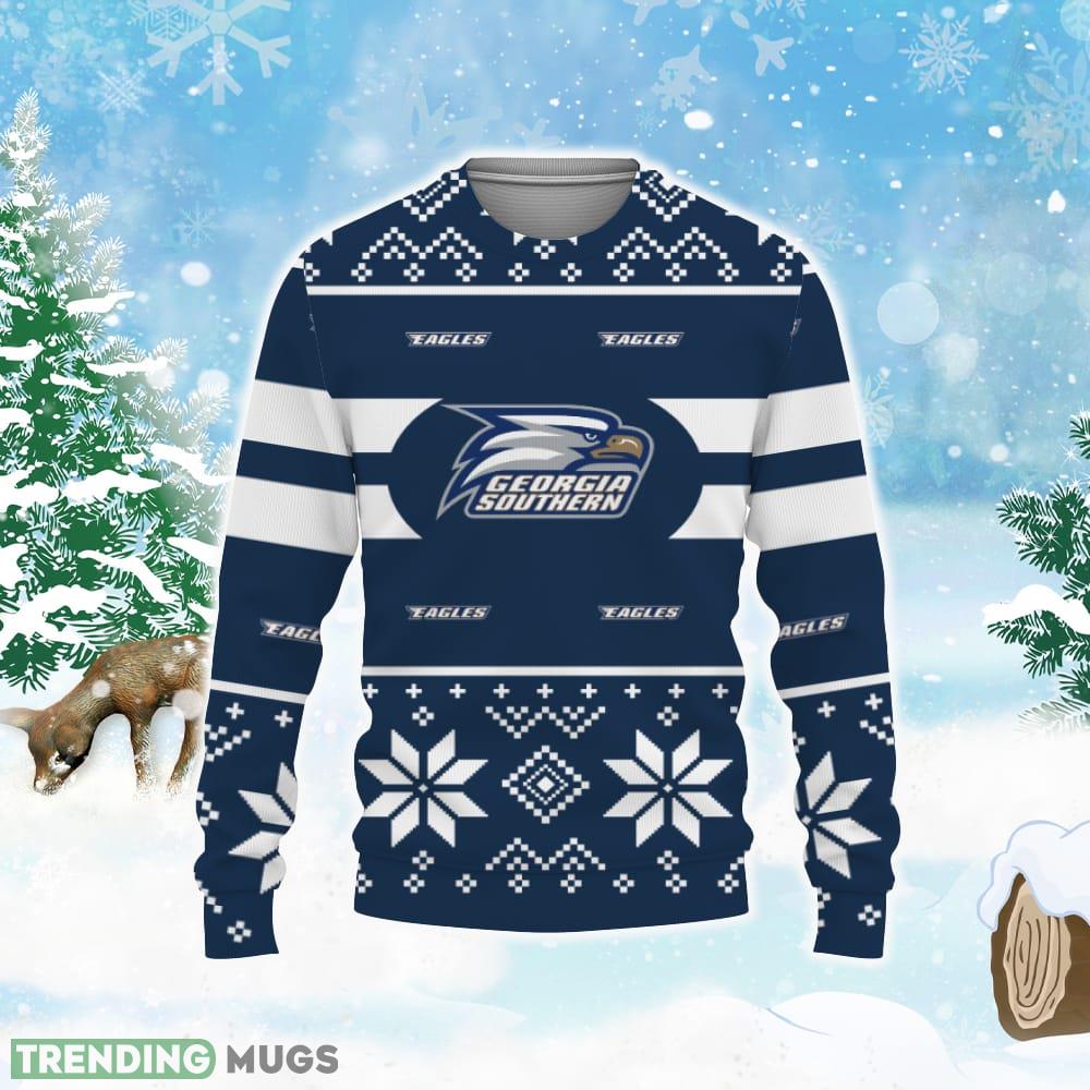 Georgia Southern Eagles Custom New Uniforms For Fan Gear Ugly Christmas Sweater 3D Sweater Georgia Southern Eagles Custom New Uniforms For Fan Gear Ugly Christmas Sweater 3D Sweater