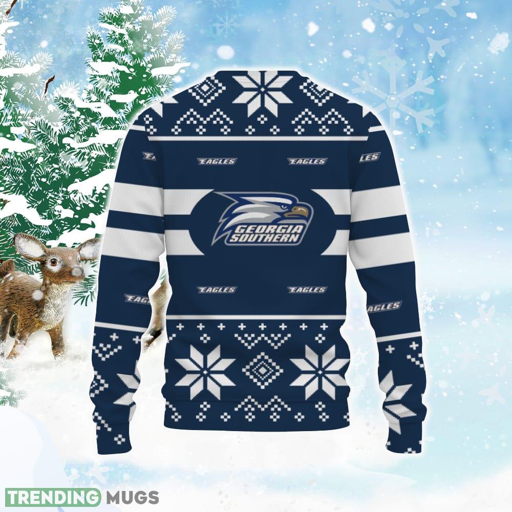 Georgia Southern Eagles Custom New Uniforms For Fan Gear Ugly Christmas Sweater 3D Sweater Georgia Southern Eagles Custom New Uniforms For Fan Gear Ugly Christmas Sweater 3D Sweater