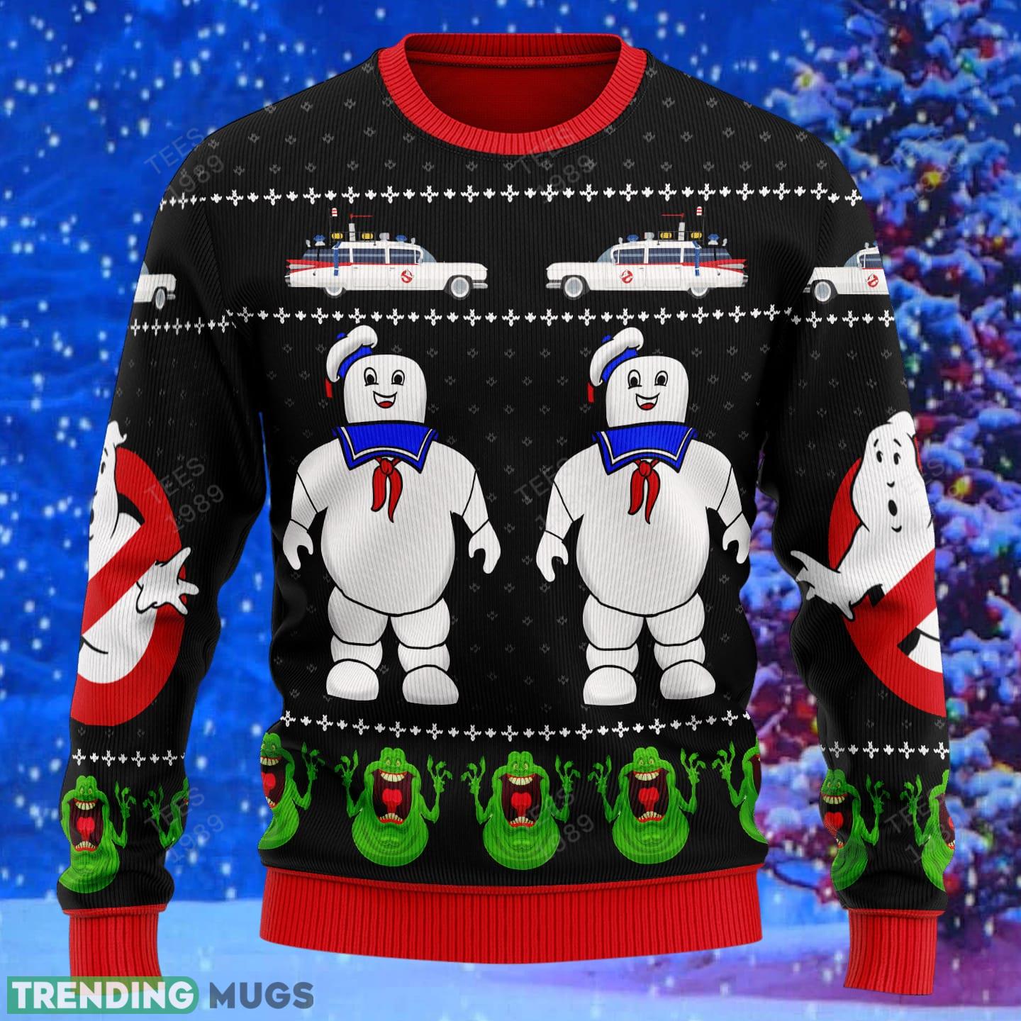 Ghostbusters Happy Halloween Design Knitted Xmas Sweater Gift Men And Women 3D Sweater Ghostbusters Happy Halloween Design Knitted Xmas Sweater Gift Men And Women 3D Sweater