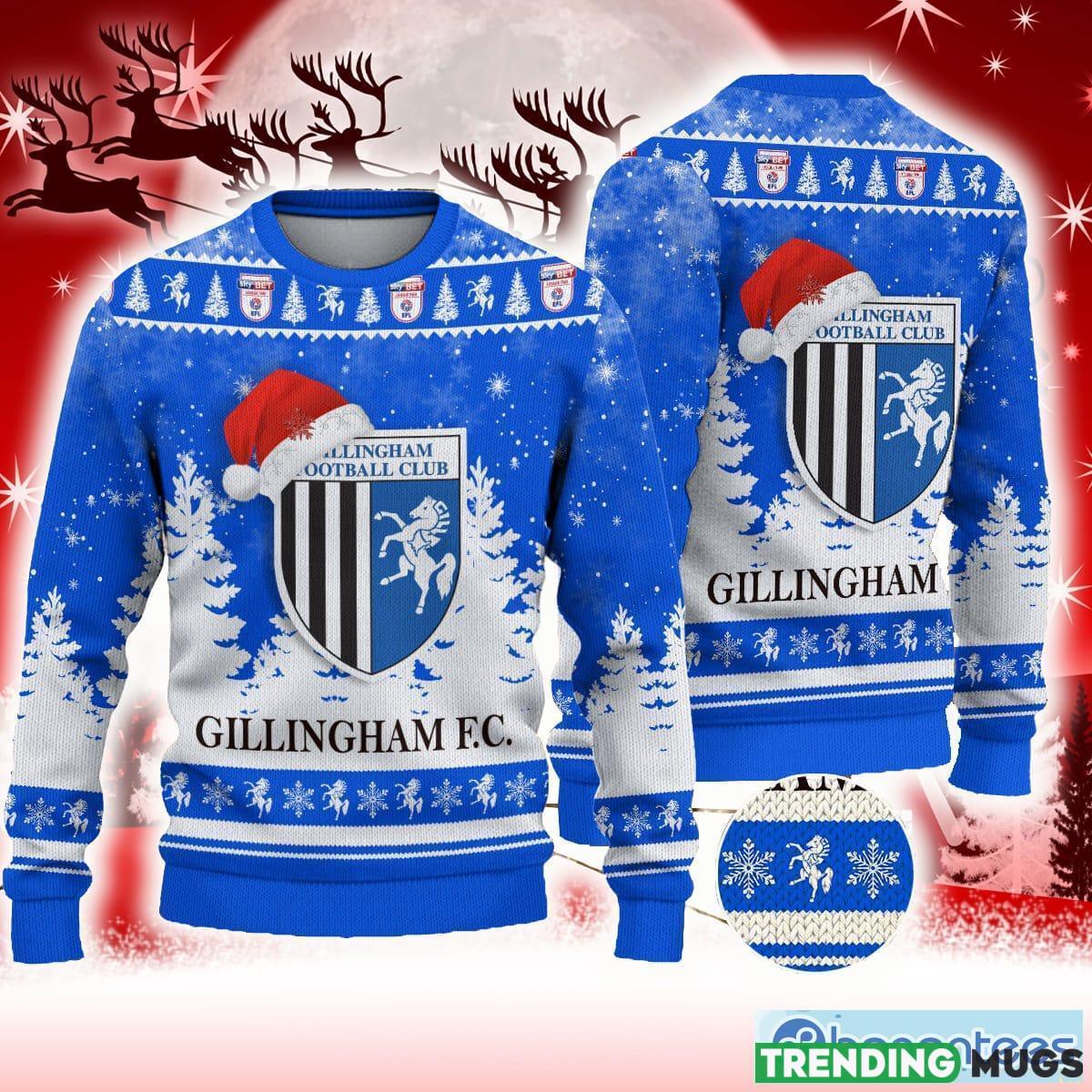 Gillingham Blue Family 3D Sweater All Over Printed For Men And Women Gift Christmas Holiday - Gillingham 3D Sweater Photo 1 Gillingham Blue Family 3D Sweater All Over Printed For Men And Women Gift Christmas Holiday - Gillingham 3D Sweater Photo 1