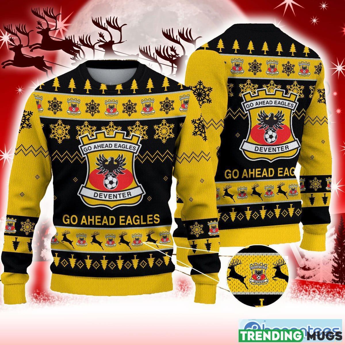 Go Ahead Eagles Snowy 3D Sweater All Over Printed For Men And Women Gift Christmas Holiday - Go Ahead Eagles 3D Sweater Photo 1 Go Ahead Eagles Snowy 3D Sweater All Over Printed For Men And Women Gift Christmas Holiday - Go Ahead Eagles 3D Sweater Photo 1