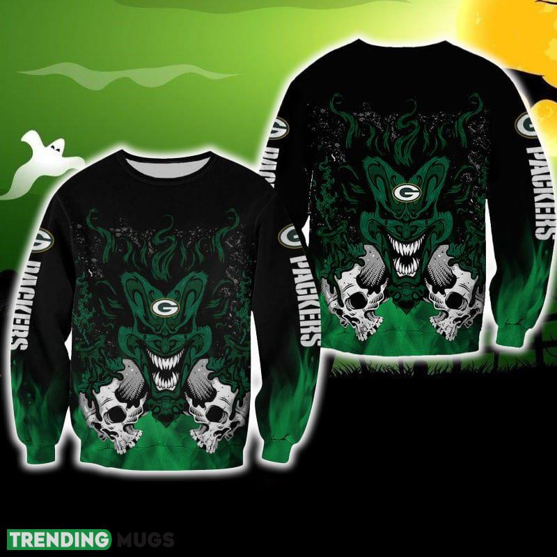 Green Bay Packers Clown Halloween Wintertime Ugly Sweater For Men And Women Gift Christmas - Green Bay Packers Clown Halloween Wintertime Ugly Sweater For Men And Women Gift Christmas Green Bay Packers Clown Halloween Wintertime Ugly Sweater For Men And Women Gift Christmas - Green Bay Packers Clown Halloween Wintertime Ugly Sweater For Men And Women Gift Christmas