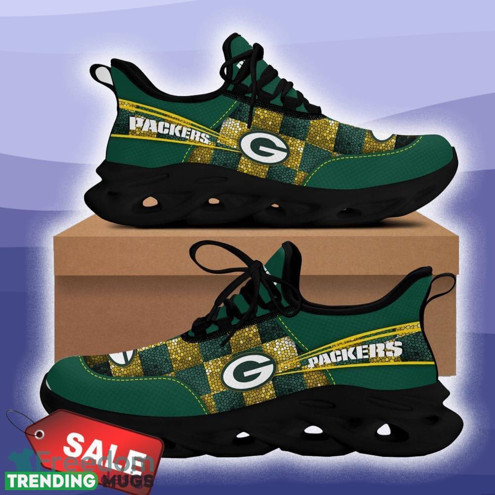 Green Bay Packers NFL Clunky Sneakers New Max Soul Shoes Gift For Fans Max Soul Green Bay Packers NFL Clunky Sneakers New Max Soul Shoes Gift For Fans Max Soul