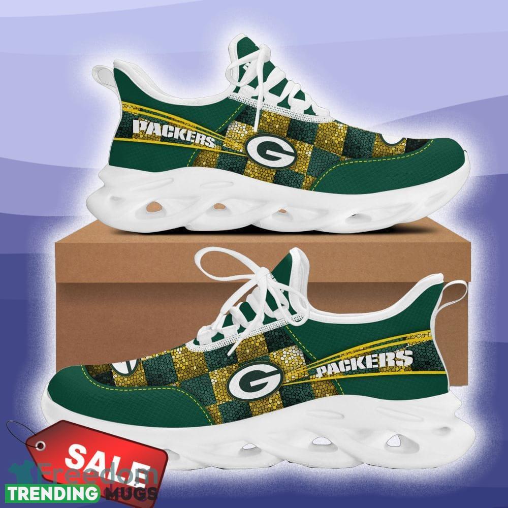 Green Bay Packers NFL Clunky Sneakers New Max Soul Shoes Gift For Fans Max Soul Green Bay Packers NFL Clunky Sneakers New Max Soul Shoes Gift For Fans Max Soul