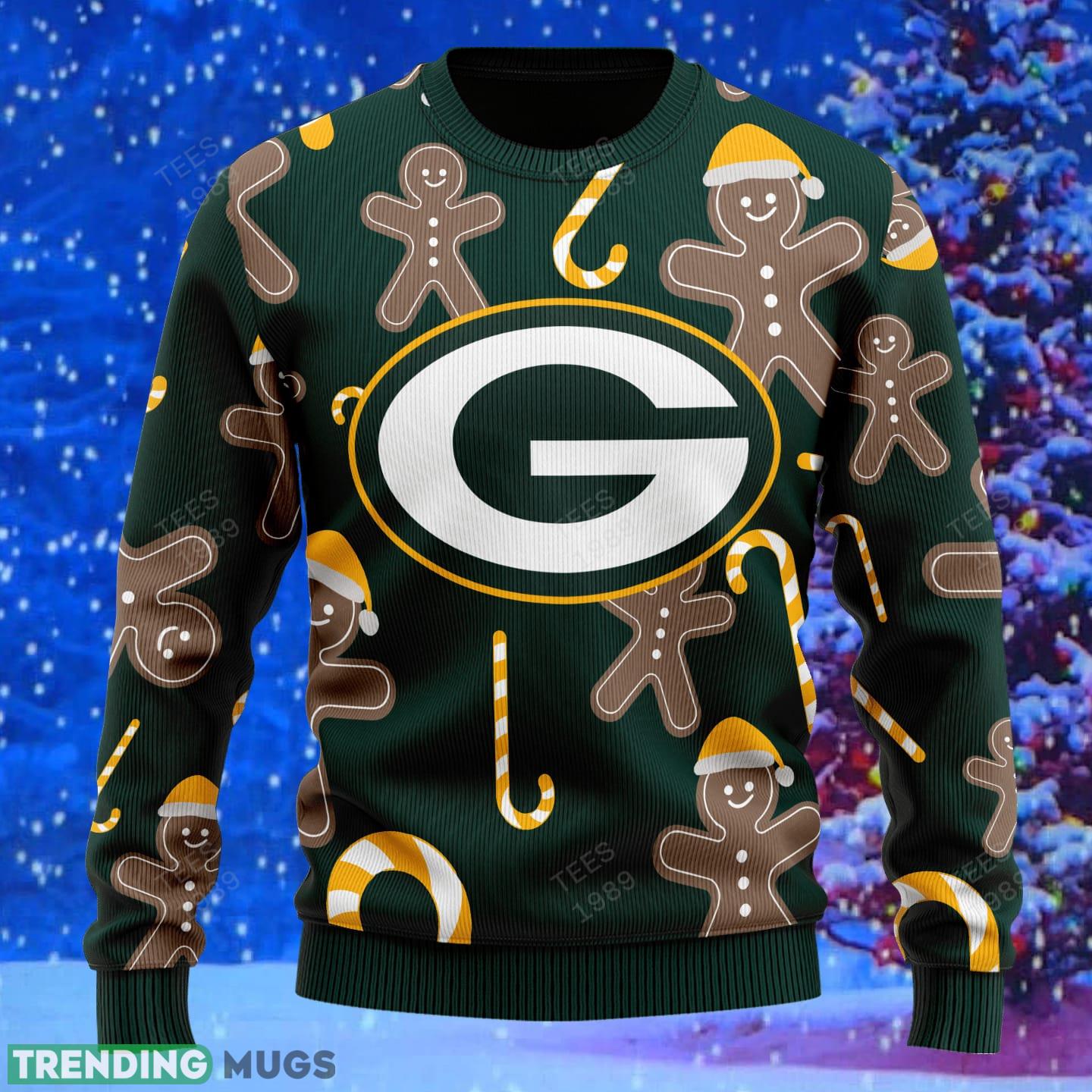 GreenBay Snowflakes Reindeer 3D Sweater Custom Number And Name 3D Sweater GreenBay Snowflakes Reindeer 3D Sweater Custom Number And Name 3D Sweater