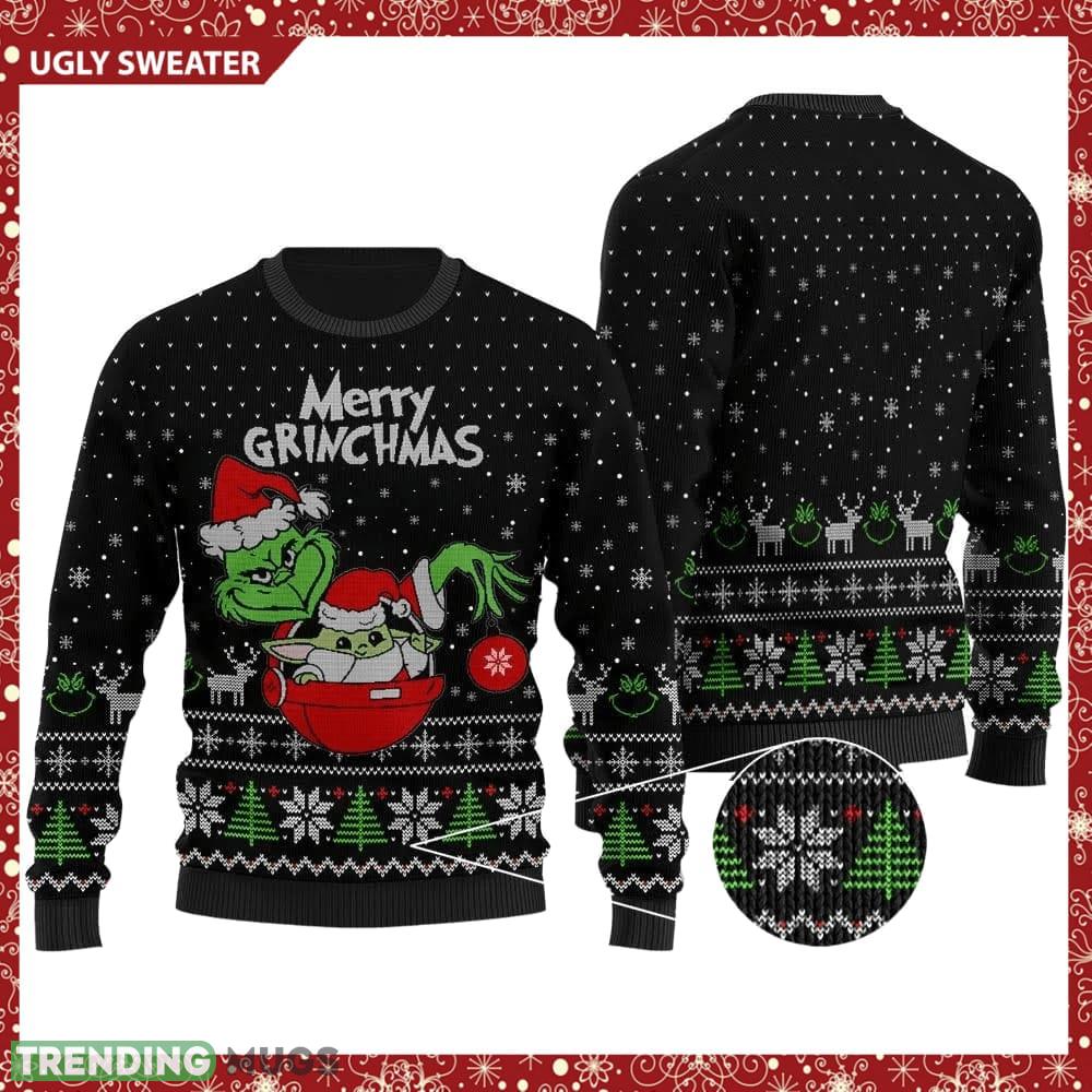 Grinch and Baby Yoda Star Wars Knitted Christmas 3D Sweater For Fans - Grinch and Baby Yoda Star Wars Knitted Christmas 3D Sweater For Fans Grinch and Baby Yoda Star Wars Knitted Christmas 3D Sweater For Fans - Grinch and Baby Yoda Star Wars Knitted Christmas 3D Sweater For Fans