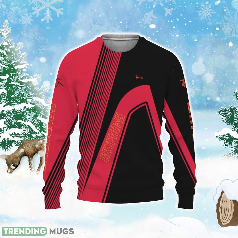 Guelph Gryphons American Champion Team Ugly Xmas Sweater 3D Sweater Guelph Gryphons American Champion Team Ugly Xmas Sweater 3D Sweater