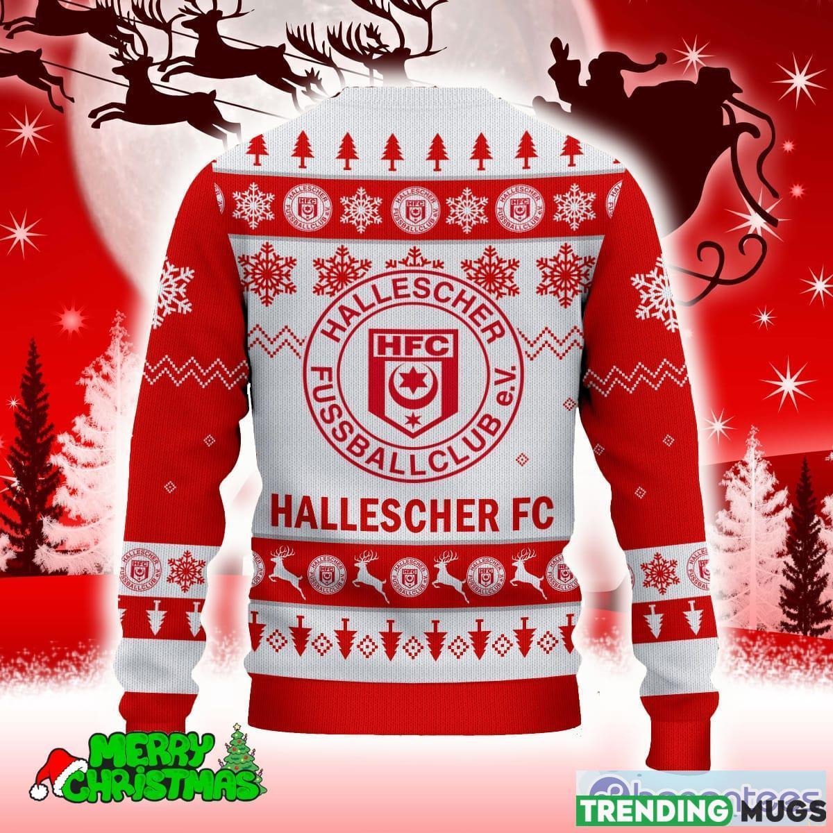 Hallescher FC Red Traditional 3D Sweater All Over Printed For Men And Women Gift Christmas Holiday 3D Sweater Hallescher FC Red Traditional 3D Sweater All Over Printed For Men And Women Gift Christmas Holiday 3D Sweater