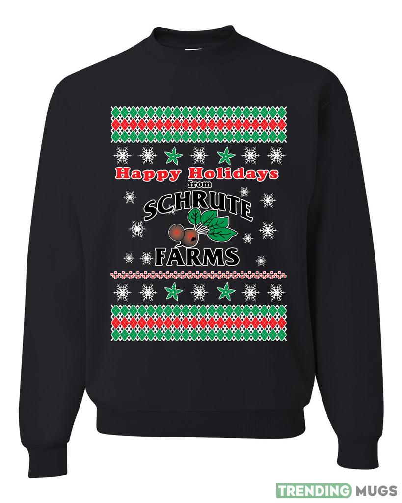 Happy Holidays from Schrute Farms Merry Sweater Sweatshirt For Men And Women Gift Ugly Christmas - Happy Holidays from Schrute Farms Merry Ugly Christmas Sweater Sweatshirt_1 Happy Holidays from Schrute Farms Merry Sweater Sweatshirt For Men And Women Gift Ugly Christmas - Happy Holidays from Schrute Farms Merry Ugly Christmas Sweater Sweatshirt_1