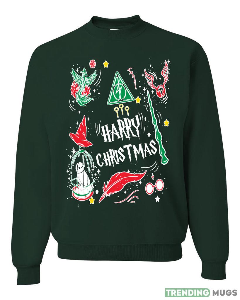 Harry Christmas Merry Sweater Sweatshirt For Men And Women Gift Ugly Christmas Dark Shirt Harry Christmas Merry Sweater Sweatshirt For Men And Women Gift Ugly Christmas Dark Shirt