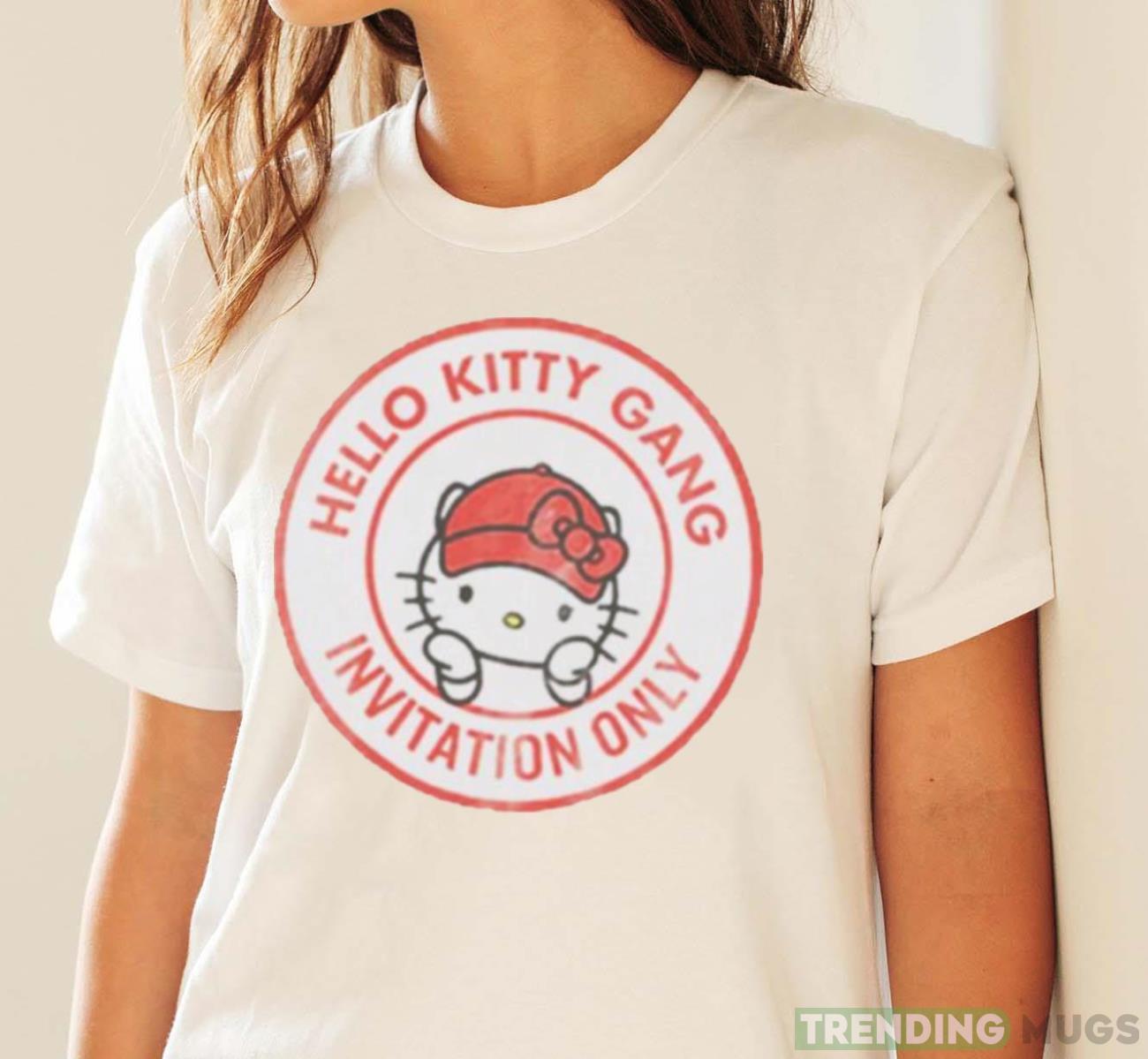 Hello kitty gang invitation only shirt Light Shirt Hello kitty gang invitation only shirt Light Shirt