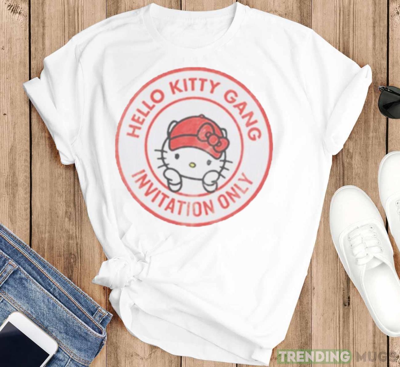 Hello kitty gang invitation only shirt Light Shirt Hello kitty gang invitation only shirt Light Shirt