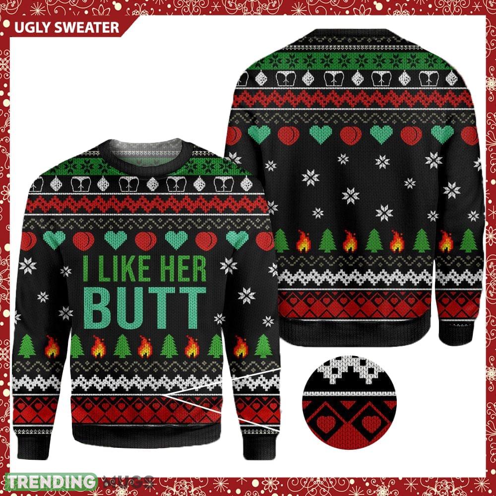 His Beard Her Butt Couples Clothing Knitted AOP Sweater For Xmas - His Beard Her Butt Couples Clothing Knitted AOP Sweater For Xmas His Beard Her Butt Couples Clothing Knitted AOP Sweater For Xmas - His Beard Her Butt Couples Clothing Knitted AOP Sweater For Xmas