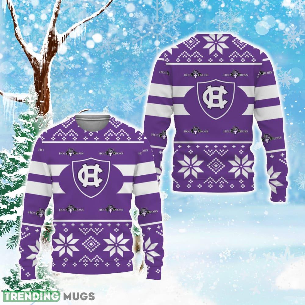 Holy Cross Crusaders Custom New Uniforms For Fan Gear Ugly Christmas 3D Sweater - Holy Cross Crusaders Custom New Uniforms For Fan Gear Ugly Christmas Sweater Photo 1 Holy Cross Crusaders Custom New Uniforms For Fan Gear Ugly Christmas 3D Sweater - Holy Cross Crusaders Custom New Uniforms For Fan Gear Ugly Christmas Sweater Photo 1
