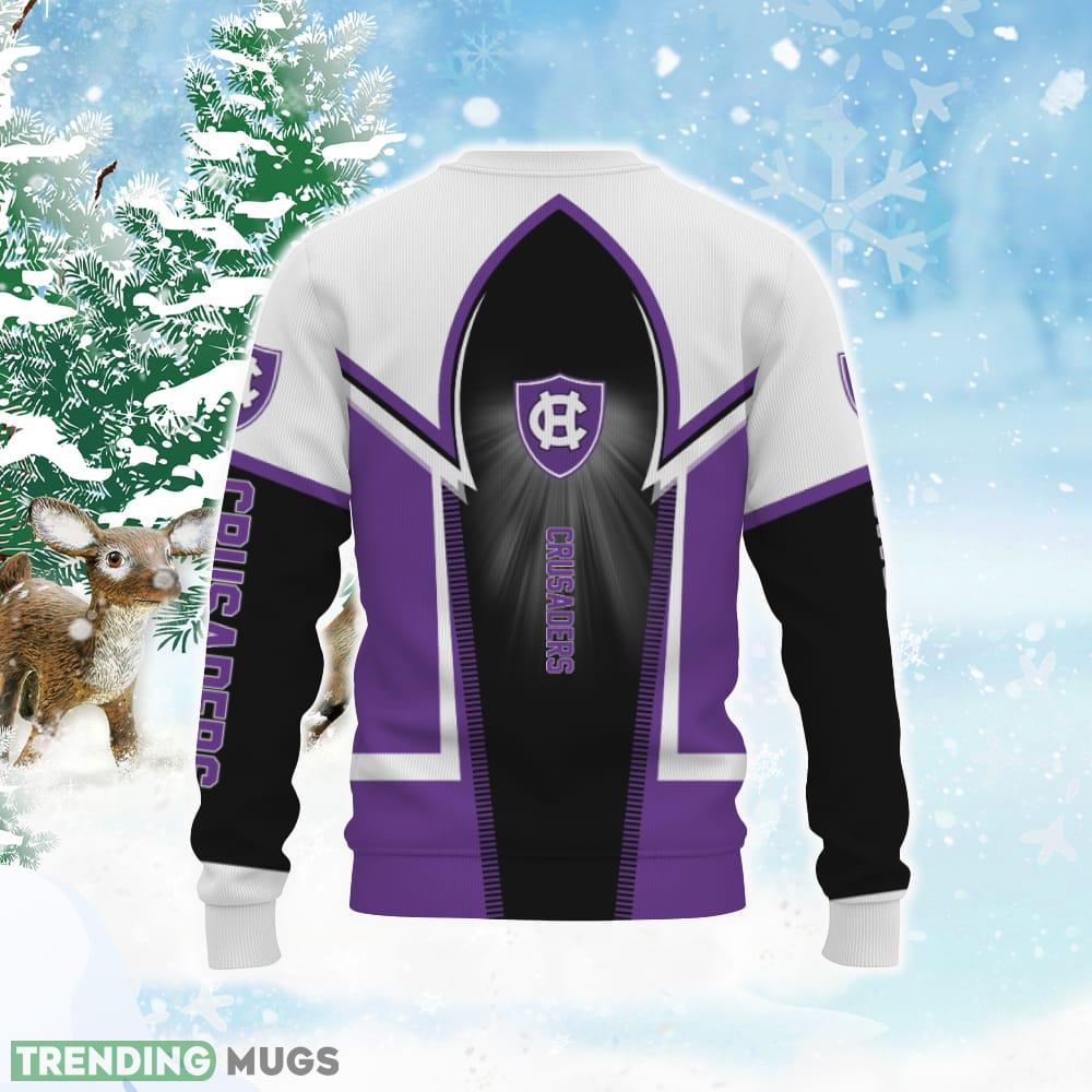 Holy Cross Crusaders Football American Knitted Xmas Sweater All Over Print 3D Sweater Holy Cross Crusaders Football American Knitted Xmas Sweater All Over Print 3D Sweater