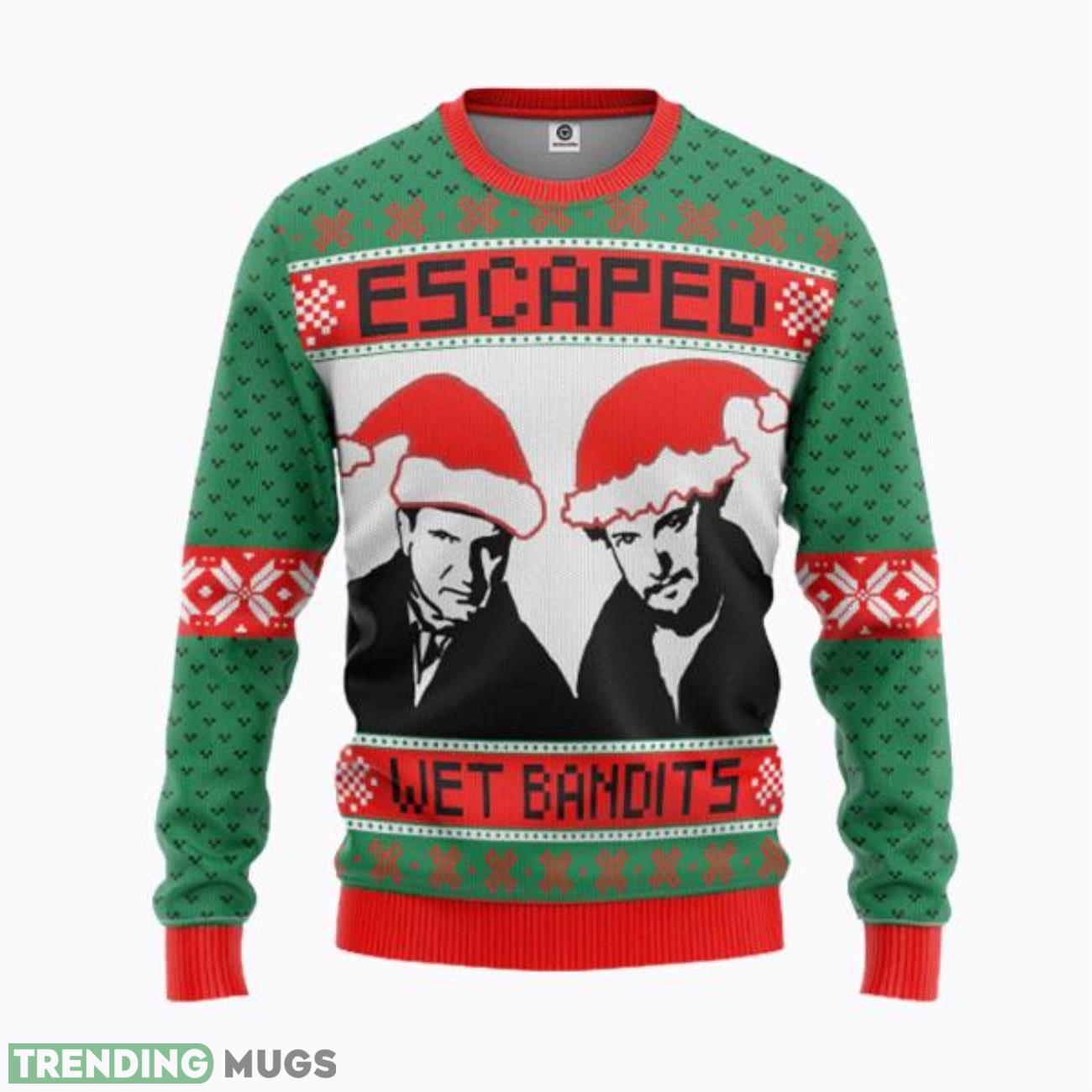 Home Alone Escaped Wet Bandits Custom Ugly Christmas Sweater Product Photo 1