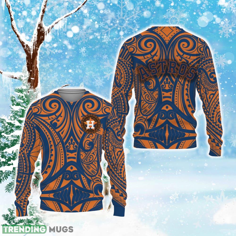 Houston Astros Polynesian Tattoo Mix Teams Knitted Christmas Sweater - Houston Astros Polynesian Tattoo Mix Teams Ugly Christmas Sweater Photo 1 Houston Astros Polynesian Tattoo Mix Teams Knitted Christmas Sweater - Houston Astros Polynesian Tattoo Mix Teams Ugly Christmas Sweater Photo 1