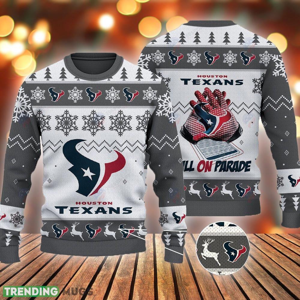 Houston Texans Football Gloves Pattern Ugly Grey 3D Sweater Gift Christmas - Houston Texans Football Gloves Pattern Ugly Grey 3D Sweater Gift Christmas Houston Texans Football Gloves Pattern Ugly Grey 3D Sweater Gift Christmas - Houston Texans Football Gloves Pattern Ugly Grey 3D Sweater Gift Christmas