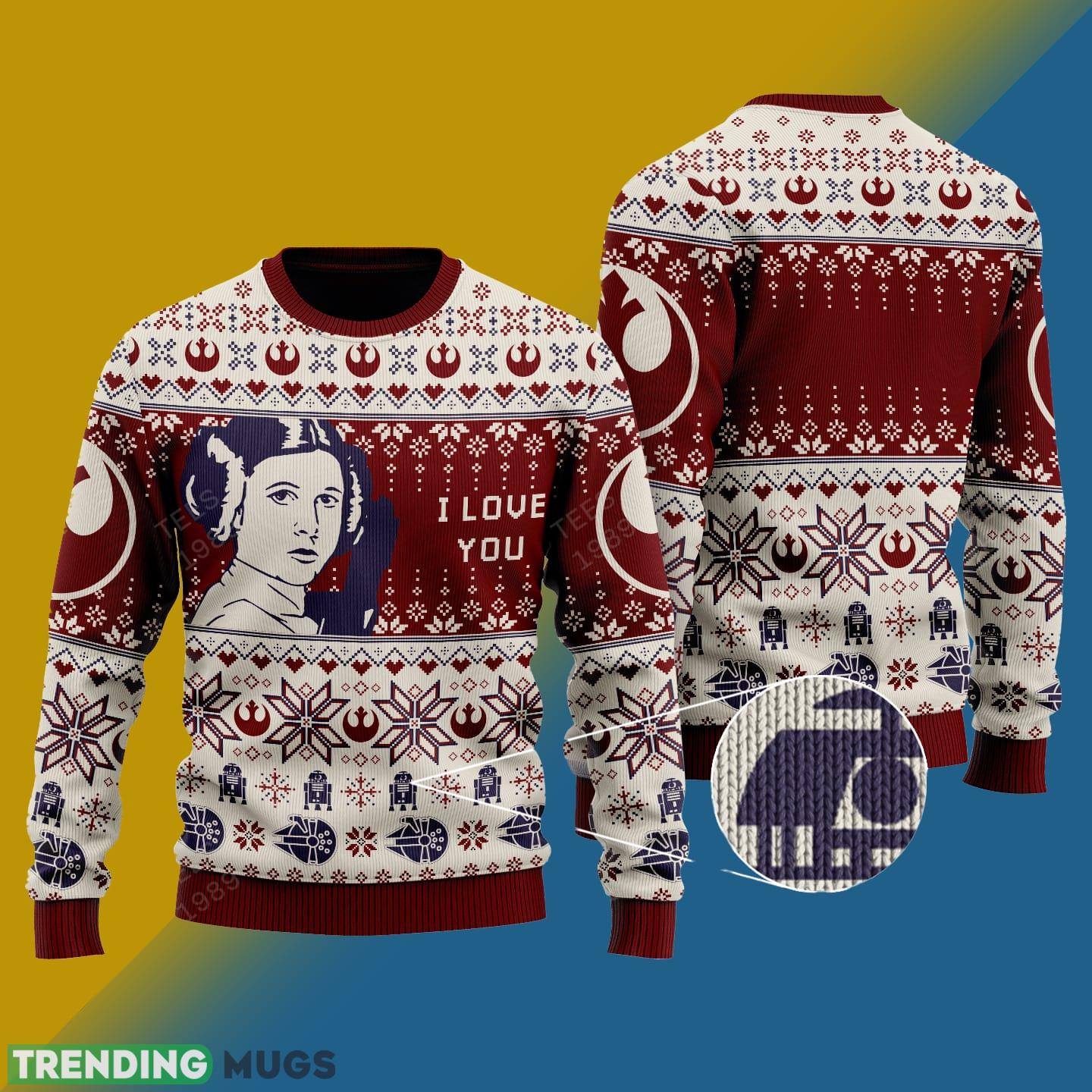 I Love You Knitted Xmas Sweater Gift Men And Women - I Love You Knitted Sweater Photo 1 I Love You Knitted Xmas Sweater Gift Men And Women - I Love You Knitted Sweater Photo 1