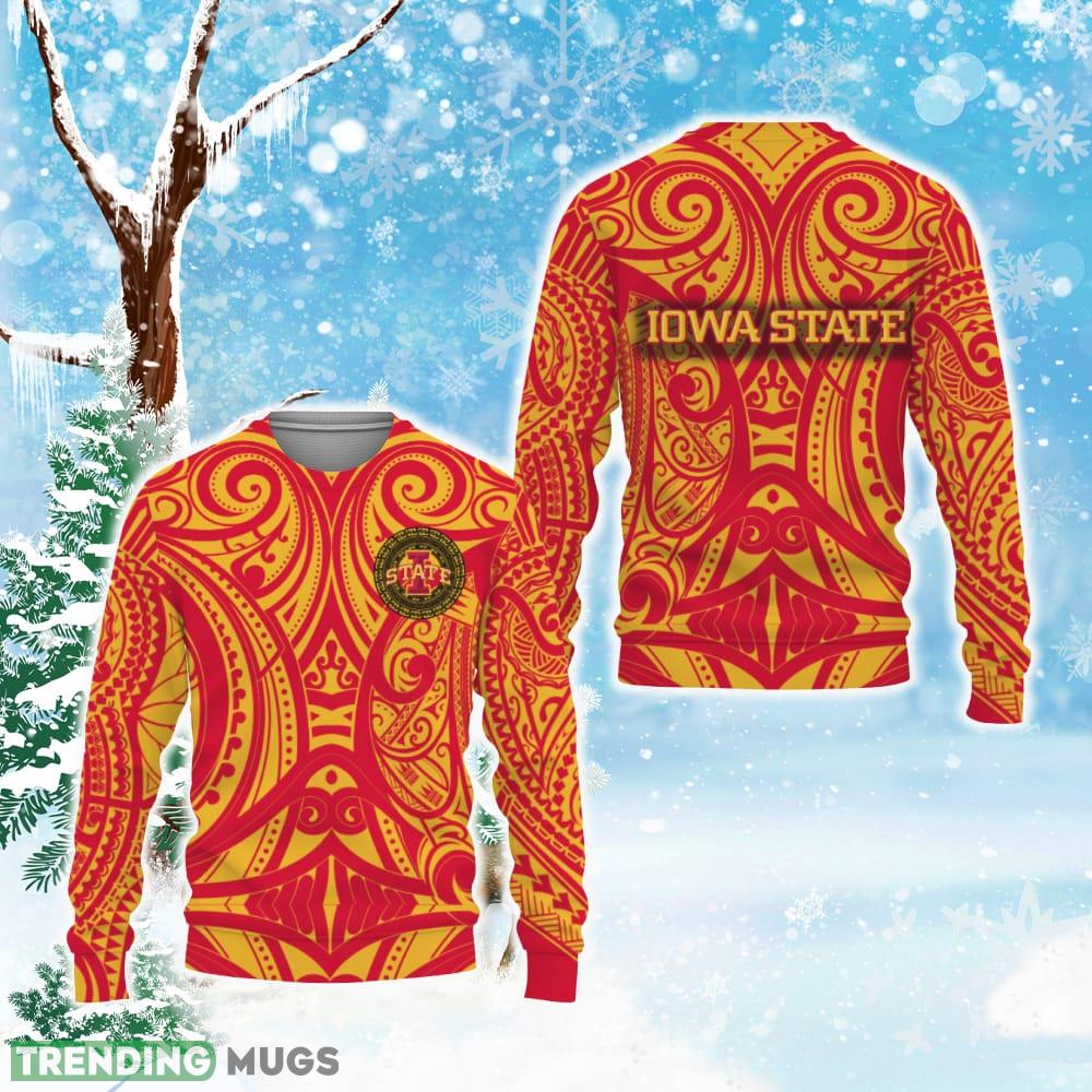 Iowa State Cyclones Polynesian Tattoo Mix Team Ugly Xmas AOP Sweater - Iowa State Cyclones Polynesian Tattoo Mix Team Ugly Christmas Sweater Photo 1 Iowa State Cyclones Polynesian Tattoo Mix Team Ugly Xmas AOP Sweater - Iowa State Cyclones Polynesian Tattoo Mix Team Ugly Christmas Sweater Photo 1