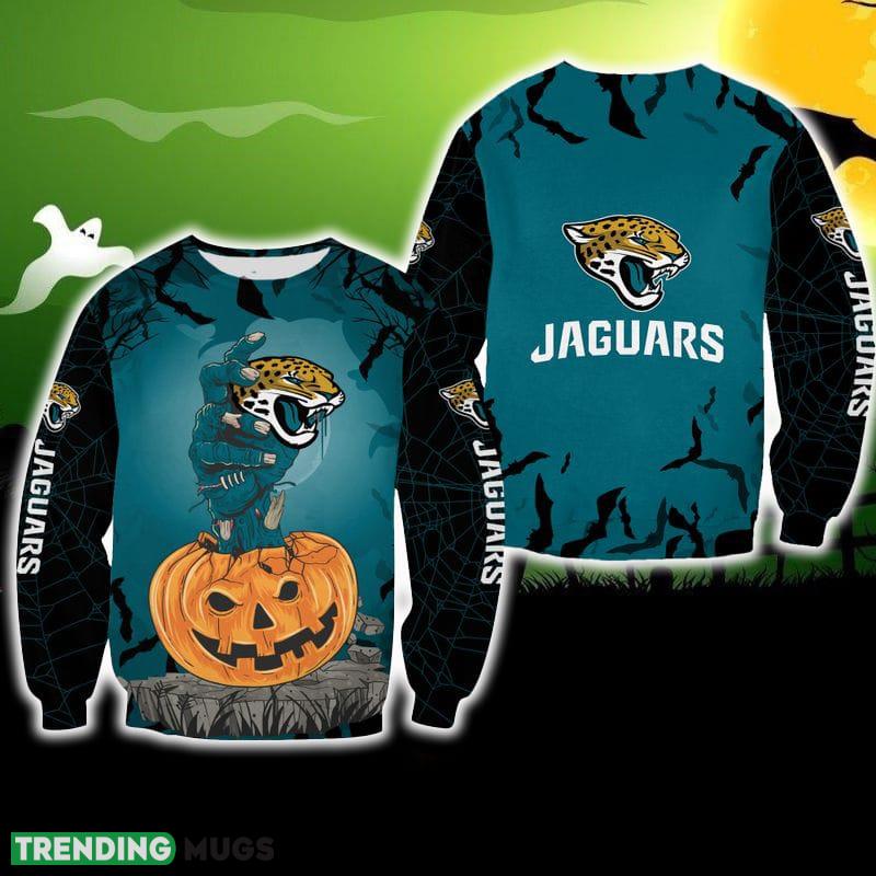 Jacksonville Jaguars Zombie's Hand Halloween Snowman Ugly Sweater For Men And Women Gift Christmas 3D Sweater Jacksonville Jaguars Zombie's Hand Halloween Snowman Ugly Sweater For Men And Women Gift Christmas - Jacksonville Jaguars Zombie's Hand Halloween Snowman Ugly Sweater For Men And Women Gift Christmas