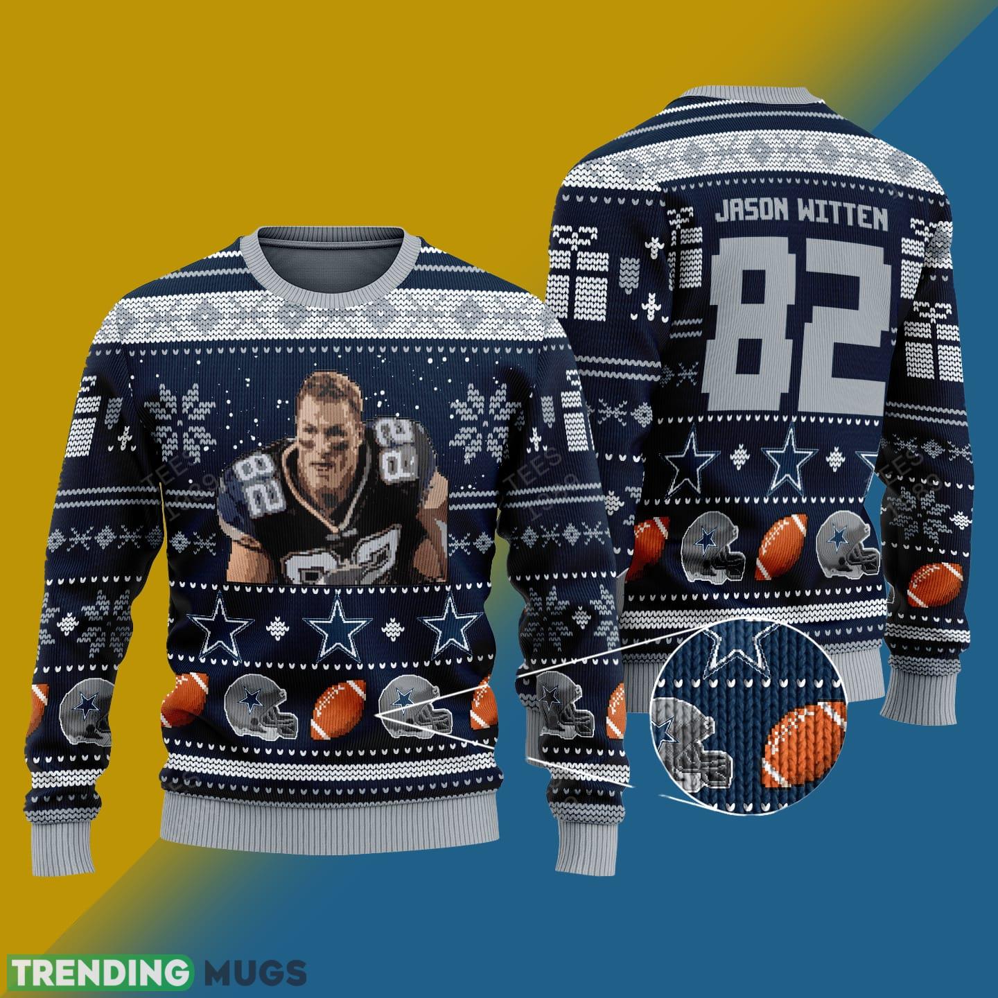 Jason Witten dallas cowboys NFL Knitted Xmas Sweater Gift Men And Women - Jason Witten dallas cowboys NFL Knitted Sweater Photo 1 Jason Witten dallas cowboys NFL Knitted Xmas Sweater Gift Men And Women - Jason Witten dallas cowboys NFL Knitted Sweater Photo 1