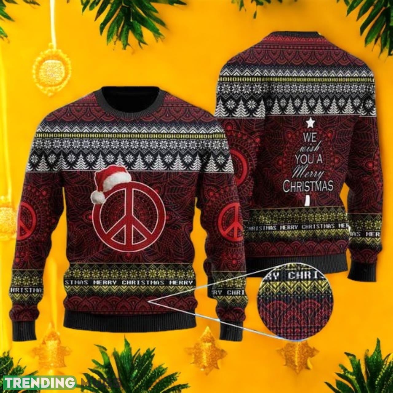 Jesus And Mandala Pattern Ugly Christmas Sweater For Men & Women Product Photo 1 Jesus And Mandala Pattern Ugly Christmas Sweater For Men & Women Product Photo 1