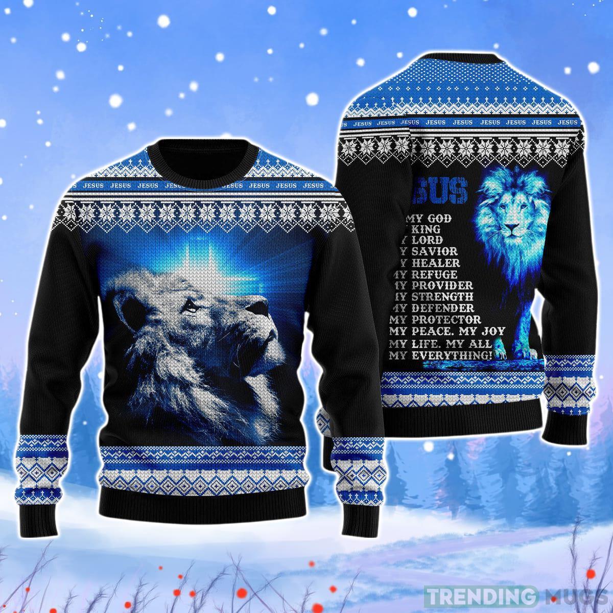 Jesus Is My Everything Christmas Unisex Ugly Sweater Product Photo 1