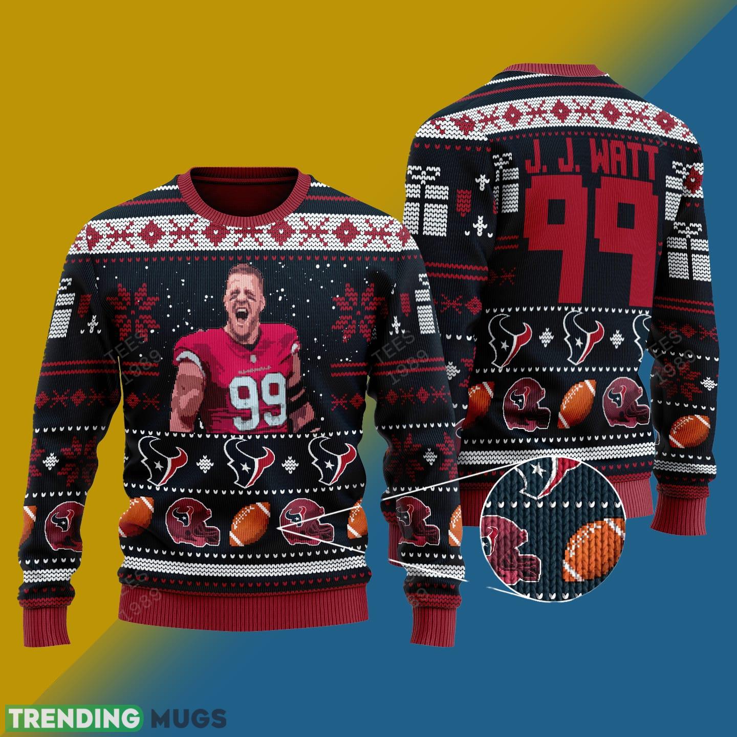 Justin James Watt houston texans NFL Knitted Xmas Sweater Gift Men And Women - Justin James Watt houston texans NFL Knitted Sweater Photo 1 Justin James Watt houston texans NFL Knitted Xmas Sweater Gift Men And Women - Justin James Watt houston texans NFL Knitted Sweater Photo 1