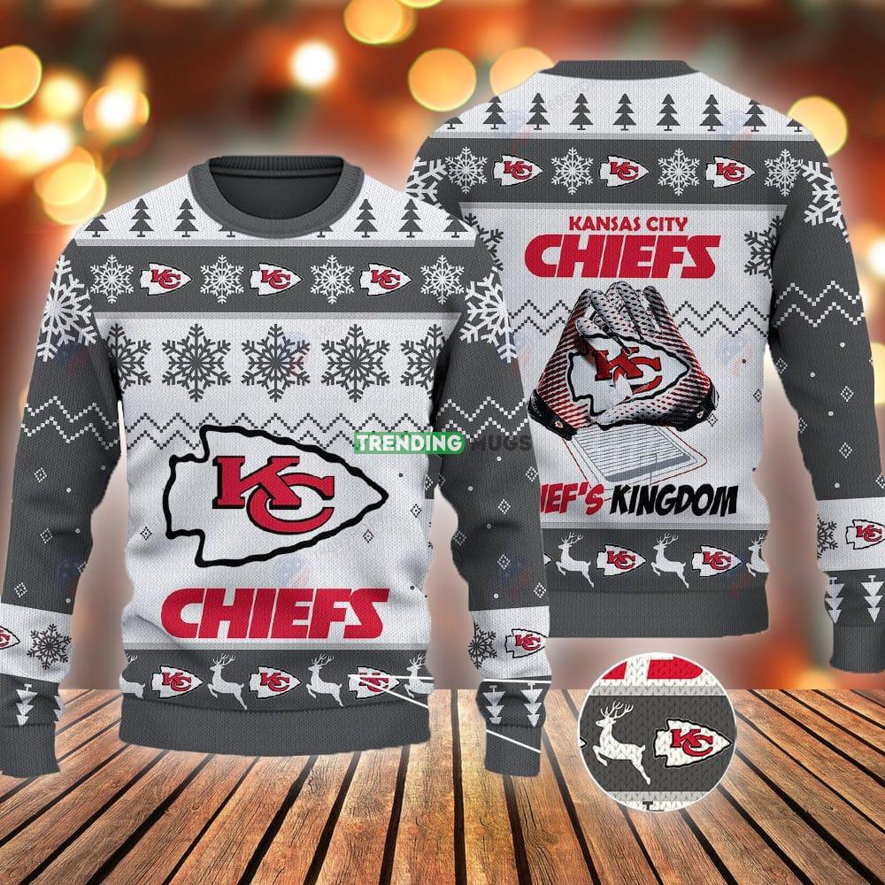 Kansas City Chiefs Football Gloves Pattern Ugly Xmas Grey 3D Sweater Gift Christmas - Kansas City Chiefs Football Gloves Pattern Ugly Xmas Grey 3D Sweater Gift Christmas Kansas City Chiefs Football Gloves Pattern Ugly Xmas Grey 3D Sweater Gift Christmas - Kansas City Chiefs Football Gloves Pattern Ugly Xmas Grey 3D Sweater Gift Christmas