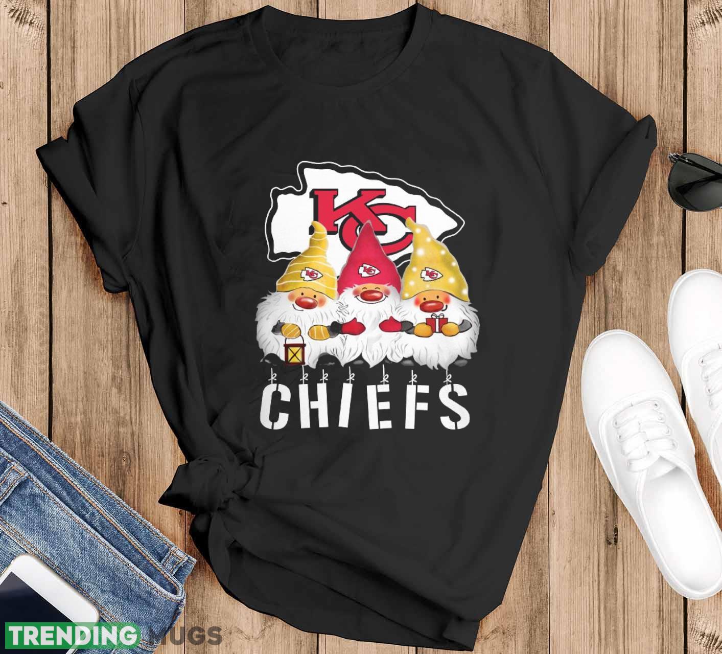 Kansas City Chiefs Gnomies Christmas Funny Black T Shirt Sweatshirt For Fans - Black T-Shirt Kansas City Chiefs Gnomies Christmas Funny Black T Shirt Sweatshirt For Fans - Black T-Shirt