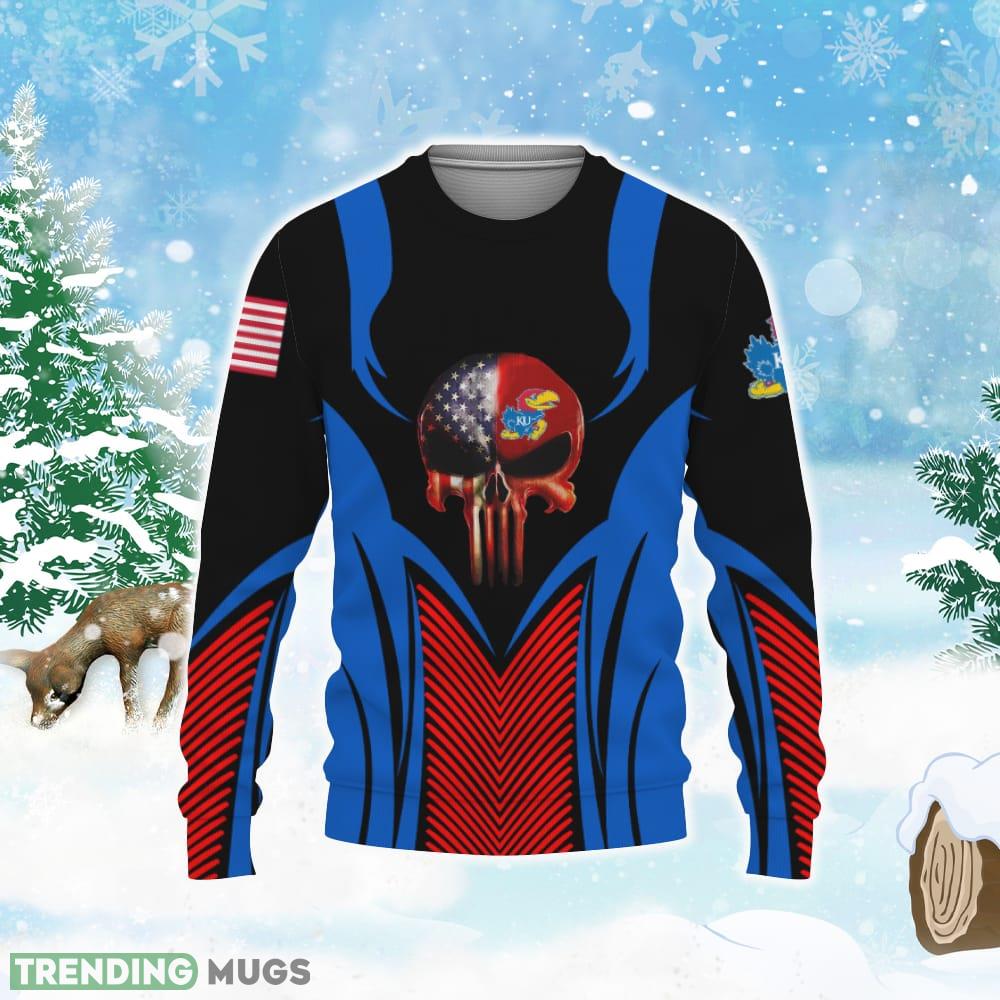 Kansas Jayhawks Champion American Football Sport Team Shirt Knitted Xmas Sweater All Over Print 3D Sweater Kansas Jayhawks Champion American Football Sport Team Shirt Knitted Xmas Sweater All Over Print 3D Sweater