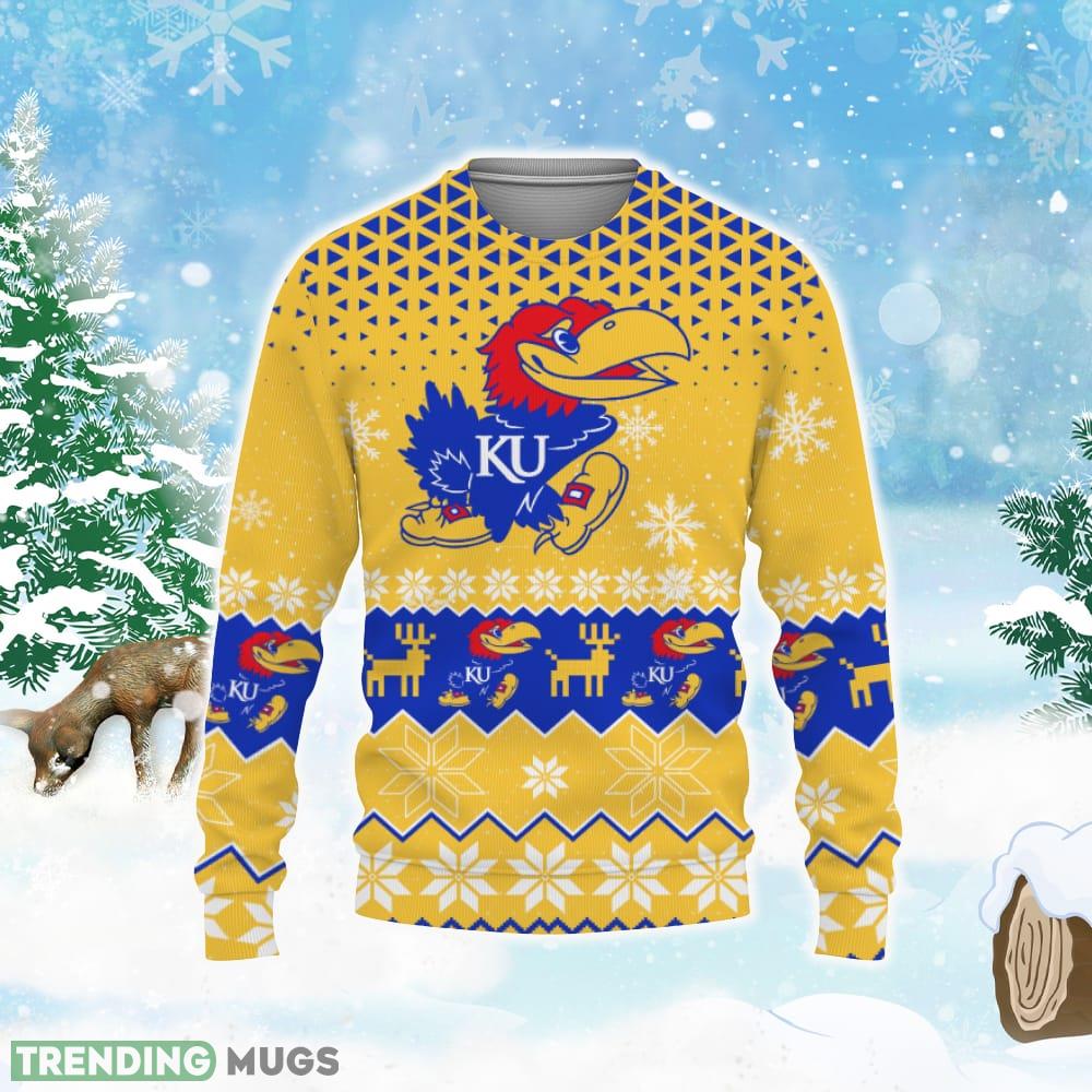 Kansas Jayhawks Sports Football American Ugly Christmas Sweater Ugly Christmas Sweater 3D Sweater Kansas Jayhawks Sports Football American Ugly Christmas Sweater Ugly Christmas Sweater 3D Sweater