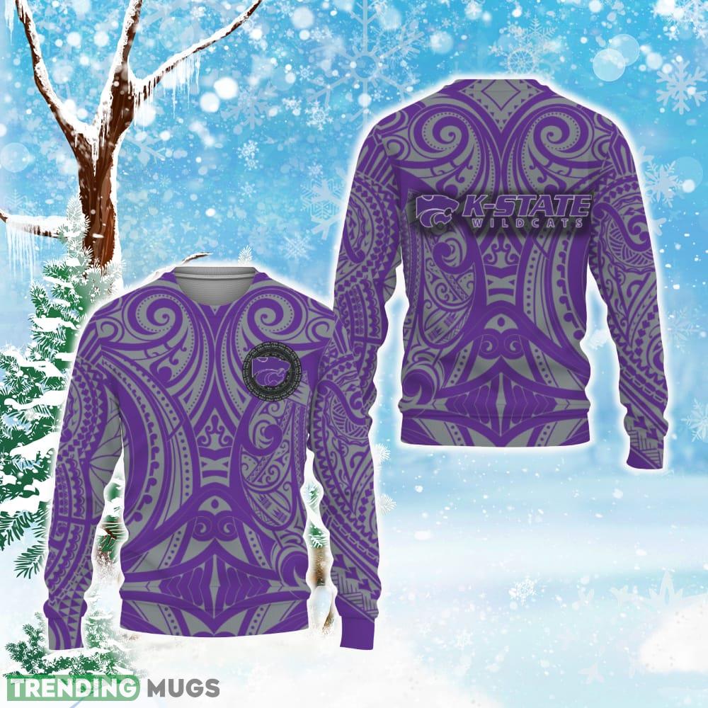 Kansas State Wildcats Polynesian Tattoo Mix Team Ugly Xmas AOP Sweater - Kansas State Wildcats Polynesian Tattoo Mix Team Ugly Christmas Sweater Photo 1 Kansas State Wildcats Polynesian Tattoo Mix Team Ugly Xmas AOP Sweater - Kansas State Wildcats Polynesian Tattoo Mix Team Ugly Christmas Sweater Photo 1