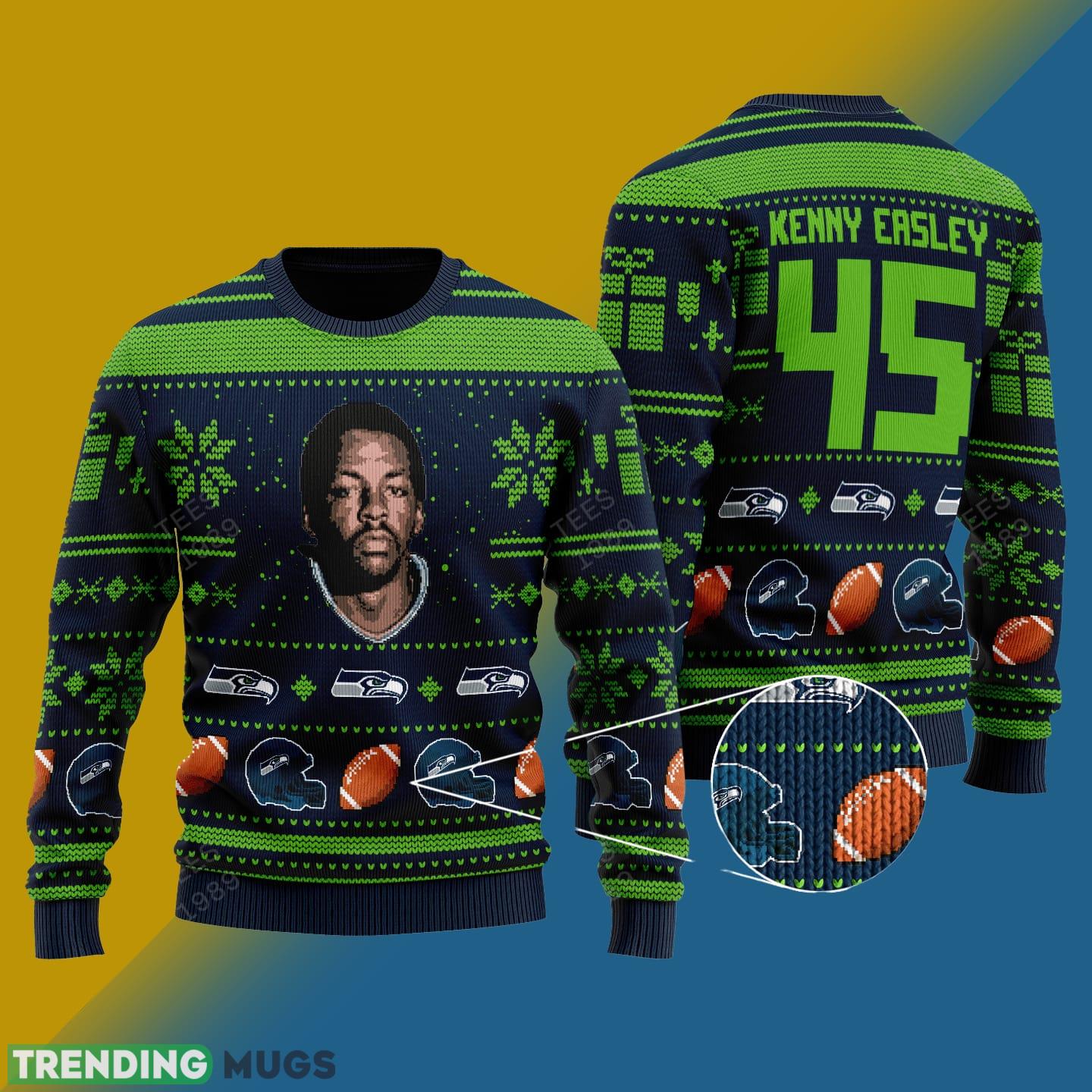 Kenneth Easley seattle seahawks NFL Knitted Xmas Sweater Gift Men And Women - Kenneth Easley seattle seahawks NFL Knitted Sweater Photo 1 Kenneth Easley seattle seahawks NFL Knitted Xmas Sweater Gift Men And Women - Kenneth Easley seattle seahawks NFL Knitted Sweater Photo 1