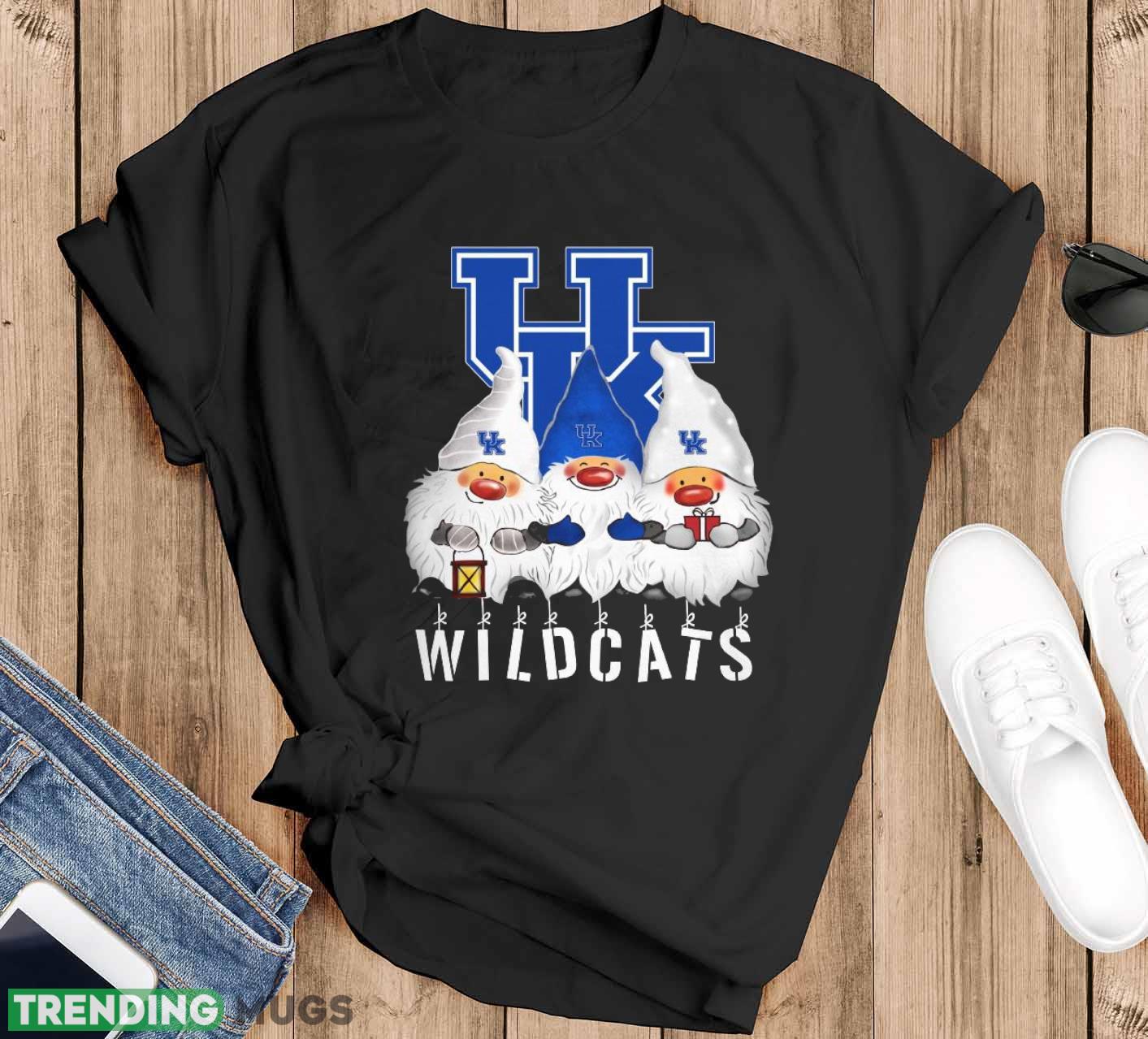 Kentucky Wildcats Gnomies Christmas Funny Black T Shirt Sweatshirt For Fans - Black T-Shirt Kentucky Wildcats Gnomies Christmas Funny Black T Shirt Sweatshirt For Fans - Black T-Shirt