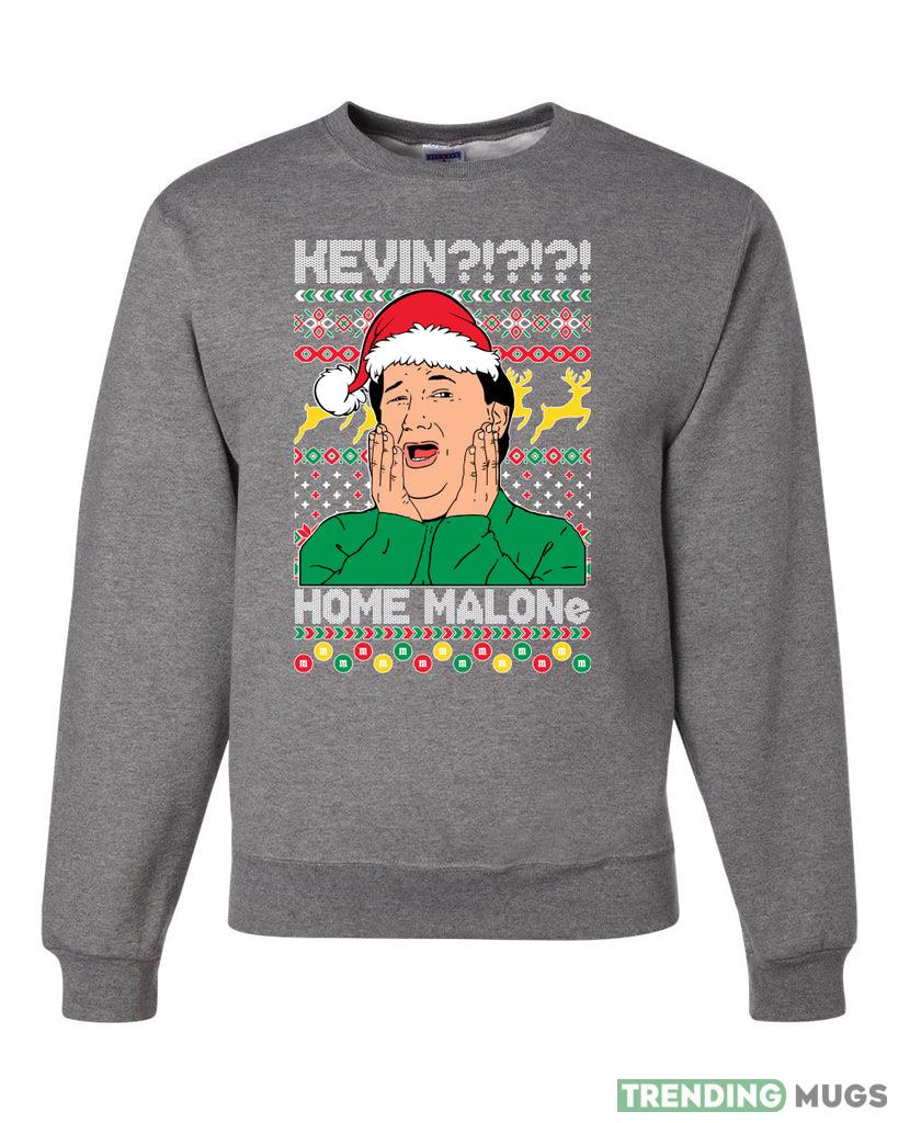 Kevin Home Malone Office Tv Xmas Merry Sweater Sweatshirt For Men And Women Gift Ugly Christmas Dark Shirt Kevin Home Malone Office Tv Xmas Merry Sweater Sweatshirt For Men And Women Gift Ugly Christmas Dark Shirt