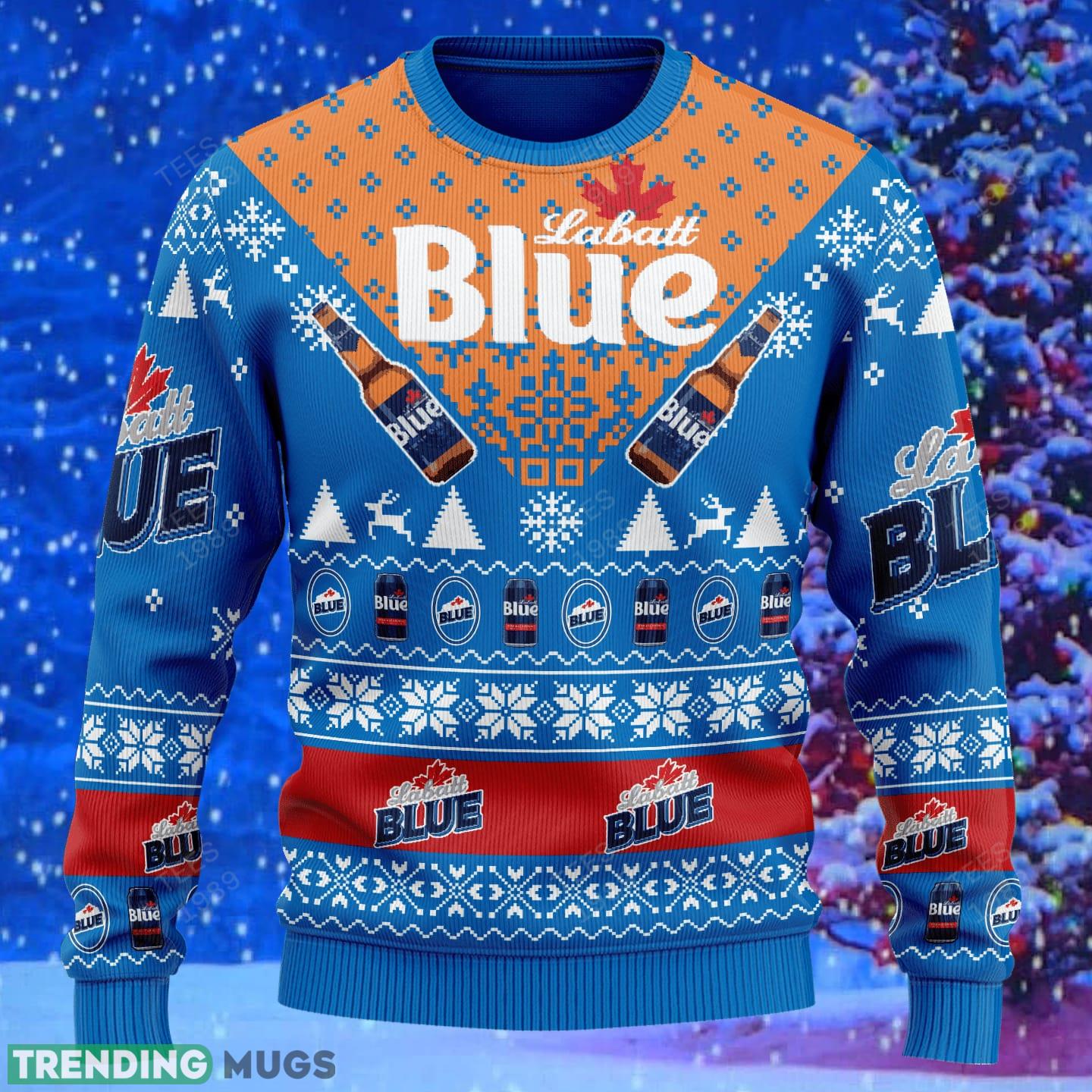 Labatt Blue Beer Knitted Xmas Sweater Gift Men And Women 3D Sweater Labatt Blue Beer Knitted Xmas Sweater Gift Men And Women 3D Sweater