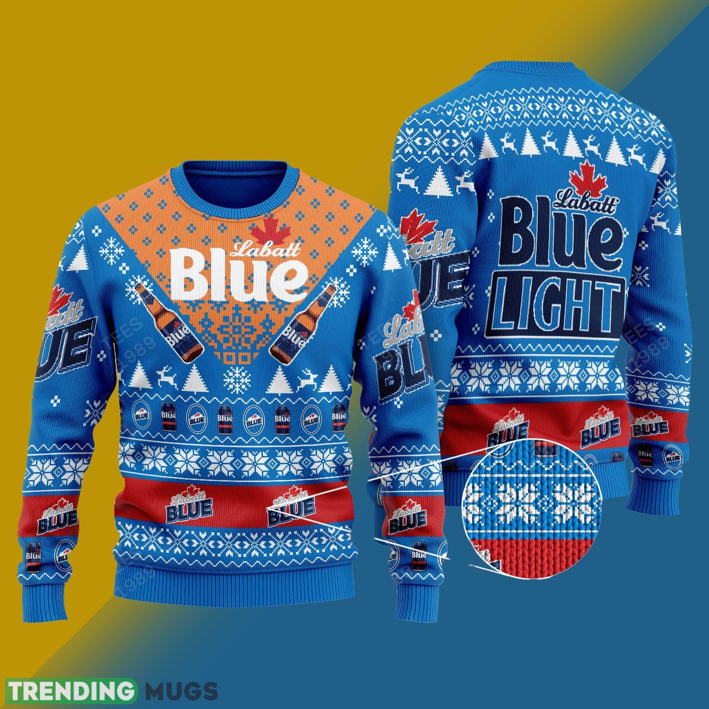 Labatt Blue Beer Knitted Xmas Sweater Gift Men And Women - Labatt Blue Beer Knitted Sweater Photo 1 Labatt Blue Beer Knitted Xmas Sweater Gift Men And Women - Labatt Blue Beer Knitted Sweater Photo 1