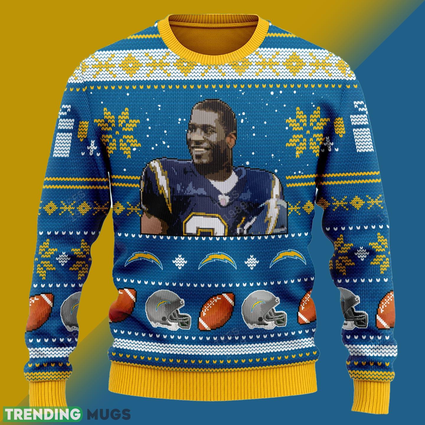LaDainian Tomlinson los angeles chargers NFL Knitted Xmas Sweater Gift Men And Women 3D Sweater LaDainian Tomlinson los angeles chargers NFL Knitted Xmas Sweater Gift Men And Women 3D Sweater