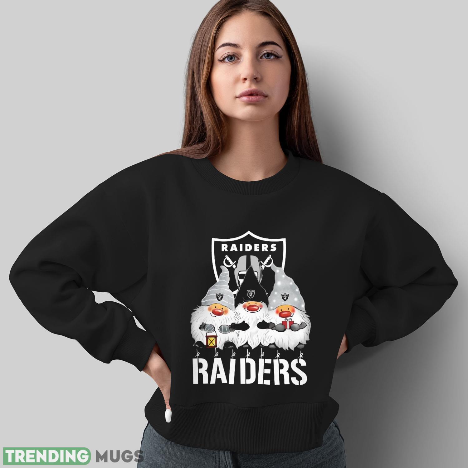 Las Vegas Raiders Gnomies Christmas Funny Black T Shirt Sweatshirt For Fans Dark Shirt Las Vegas Raiders Gnomies Christmas Funny Black T Shirt Sweatshirt For Fans Dark Shirt