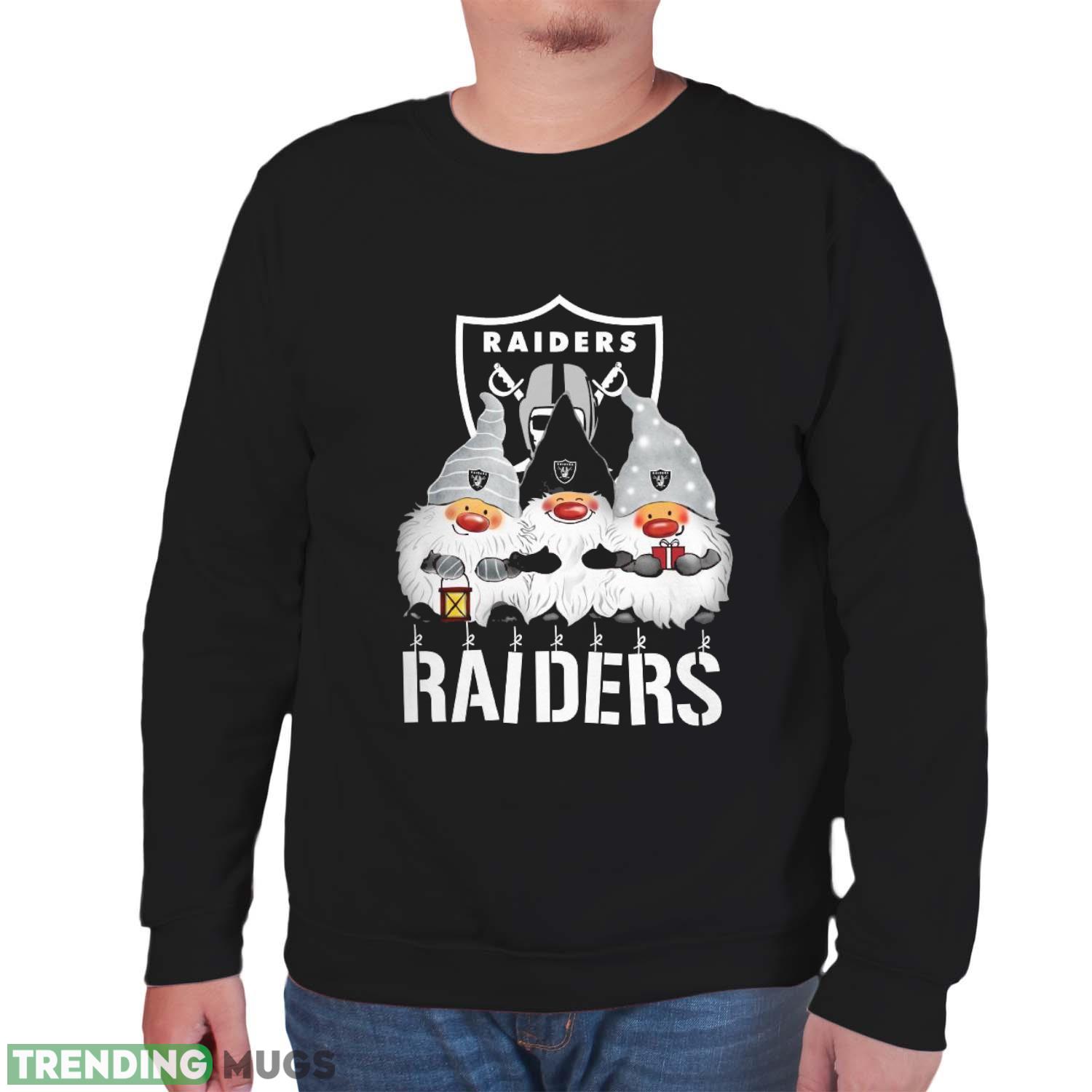 Las Vegas Raiders Gnomies Christmas Funny Black T Shirt Sweatshirt For Fans Dark Shirt Las Vegas Raiders Gnomies Christmas Funny Black T Shirt Sweatshirt For Fans Dark Shirt