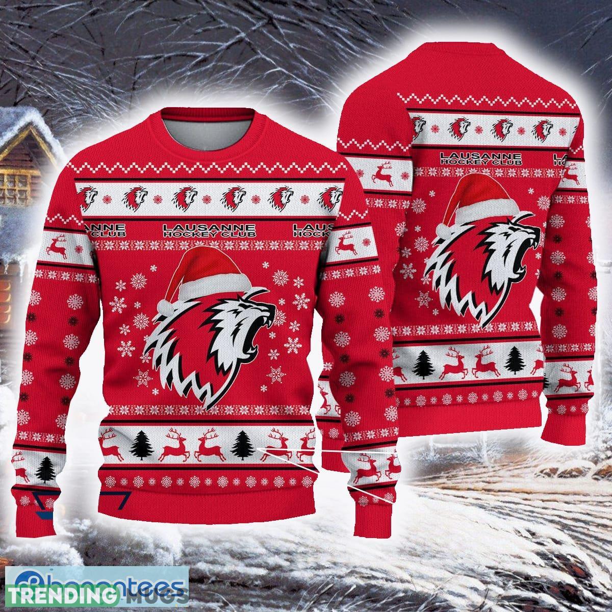 Lausanne Hockey Club Best National League Und Swiss League 3D Ugly Christmas Sweaters For Fans Gift - Lausanne Hockey Club Best National League Und Swiss League 3D Ugly Christmas Sweaters For Fans Gift Lausanne Hockey Club Best National League Und Swiss League 3D Ugly Christmas Sweaters For Fans Gift - Lausanne Hockey Club Best National League Und Swiss League 3D Ugly Christmas Sweaters For Fans Gift